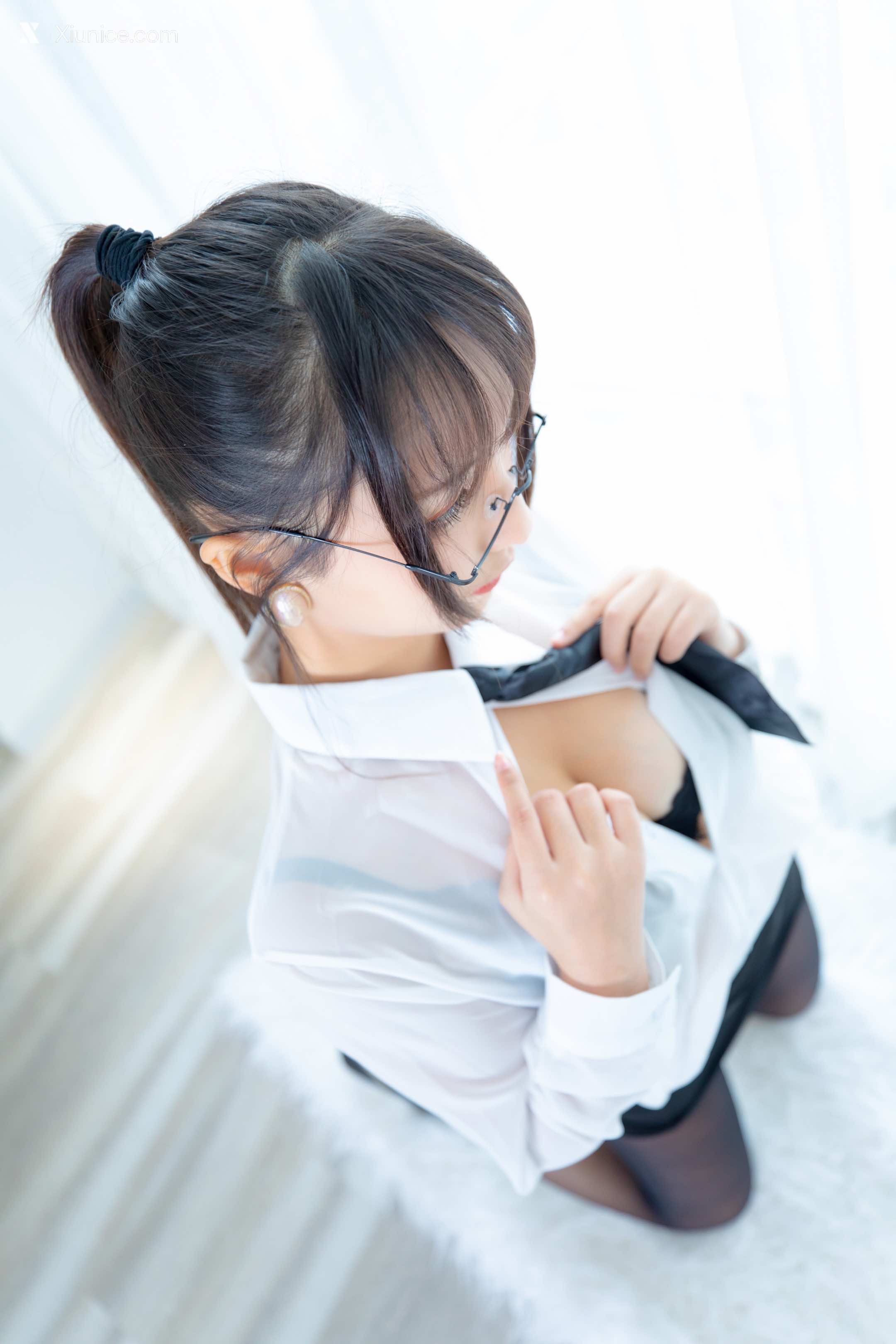 Coser@神楽坂真冬 Vol.055 电子相册-白色办公室《ホワイトオフィス》 第27张