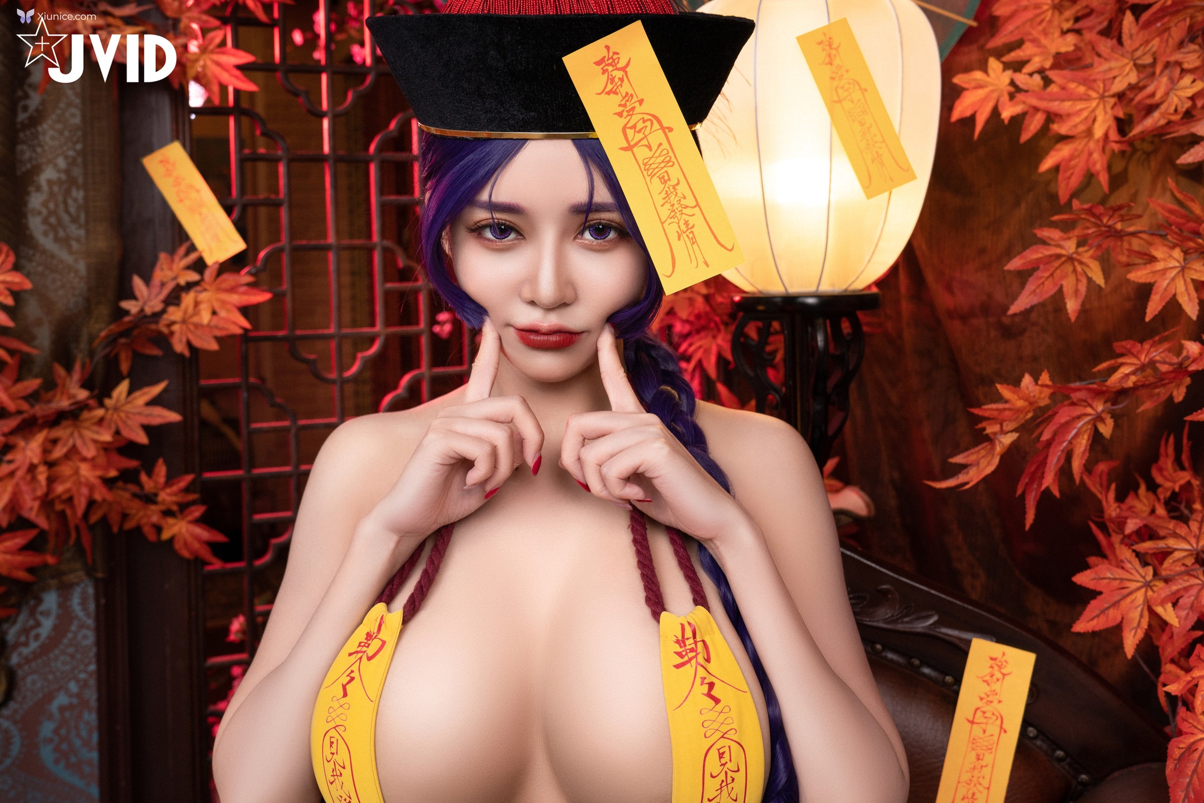 JVID 甜心幫 ღ 安希 – 菰蒲風動縱斜影殭屍奶光安希膣得液滿 第39张