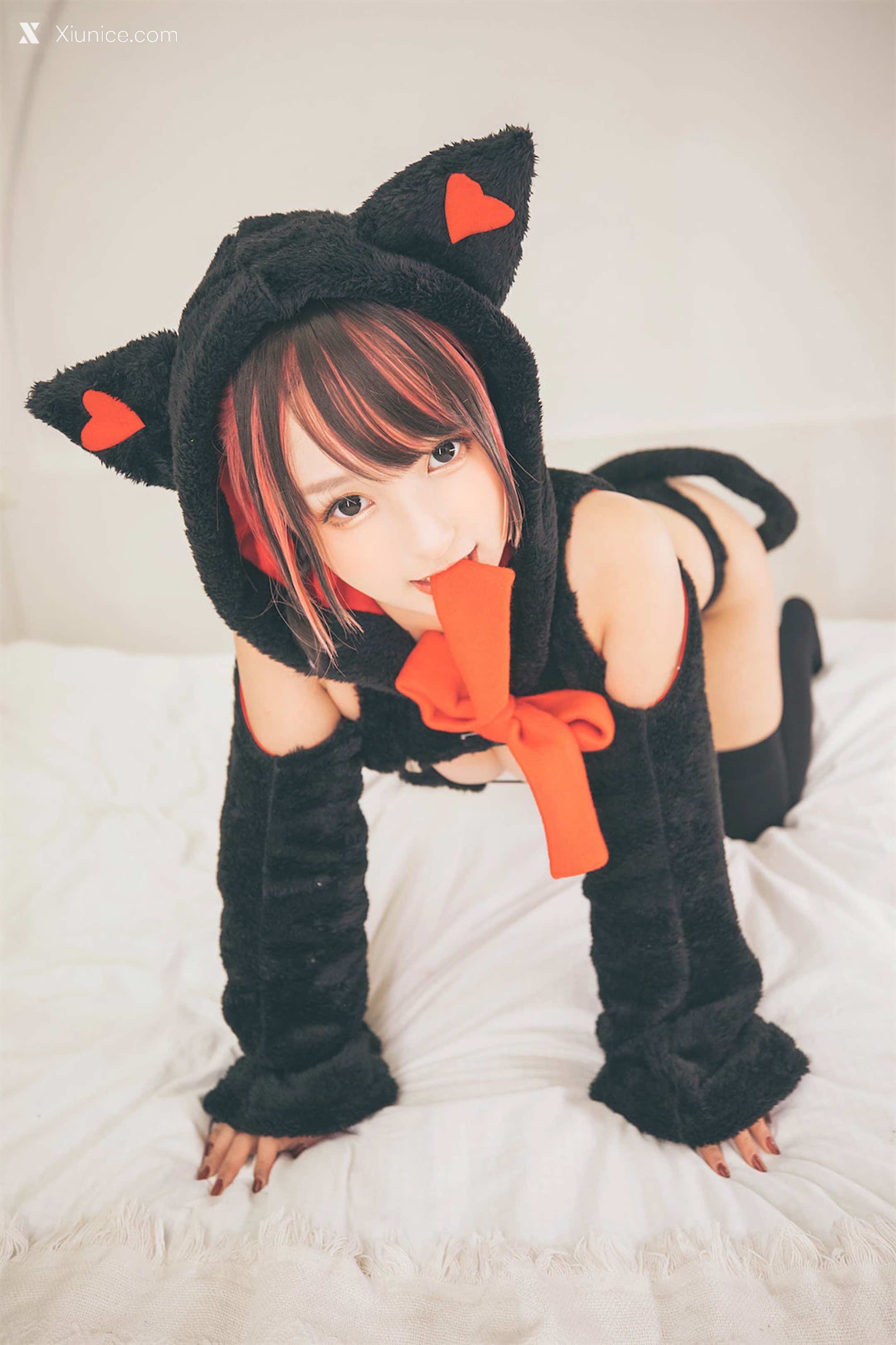 Coser@神楽坂真冬 Vol.077 绝对企画-《白黑の猫》 第125张