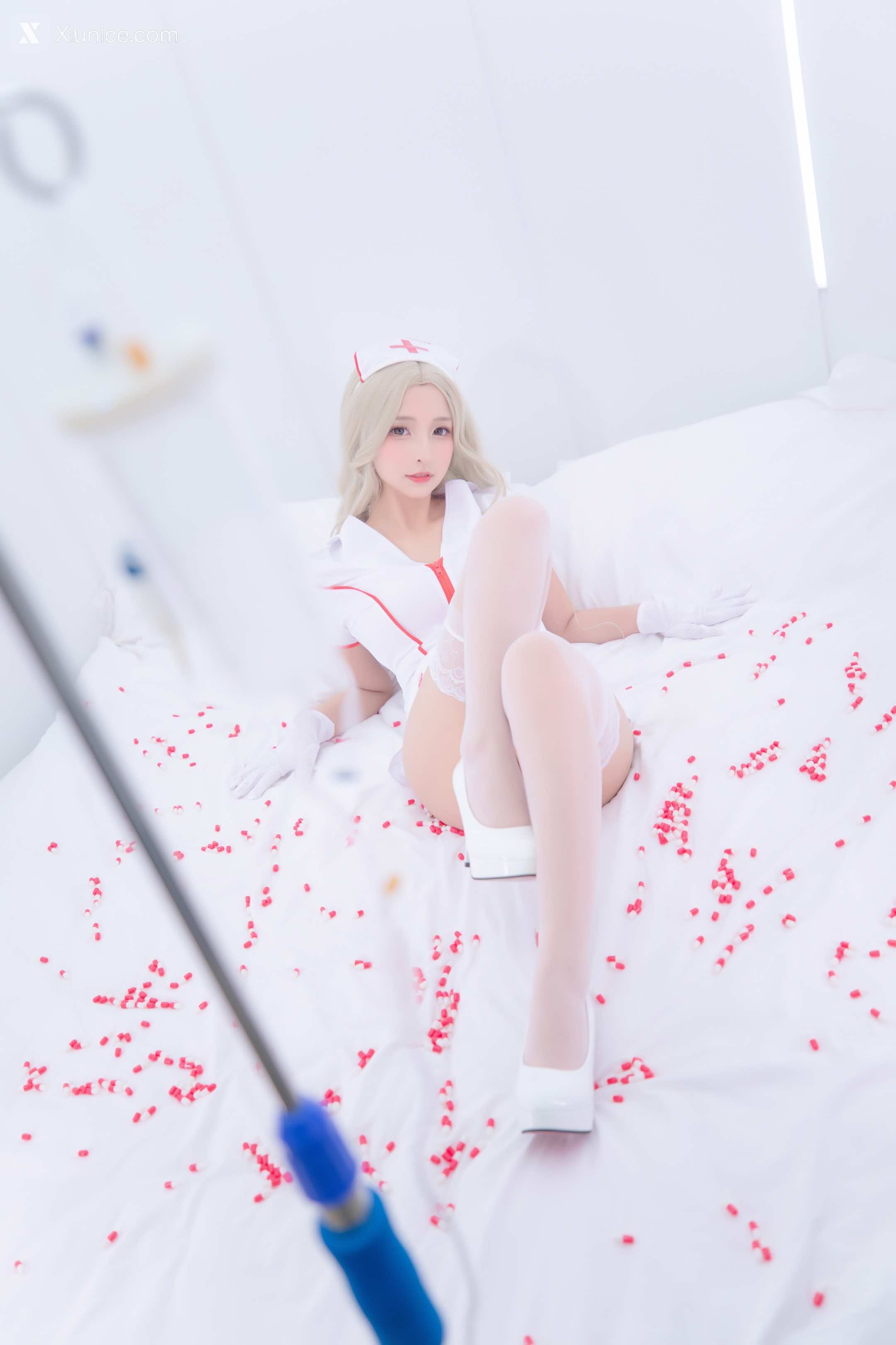 Coser@神楽坂真冬 Vol.084 绝对企画-白丝护士《心身バランス》 第113张
