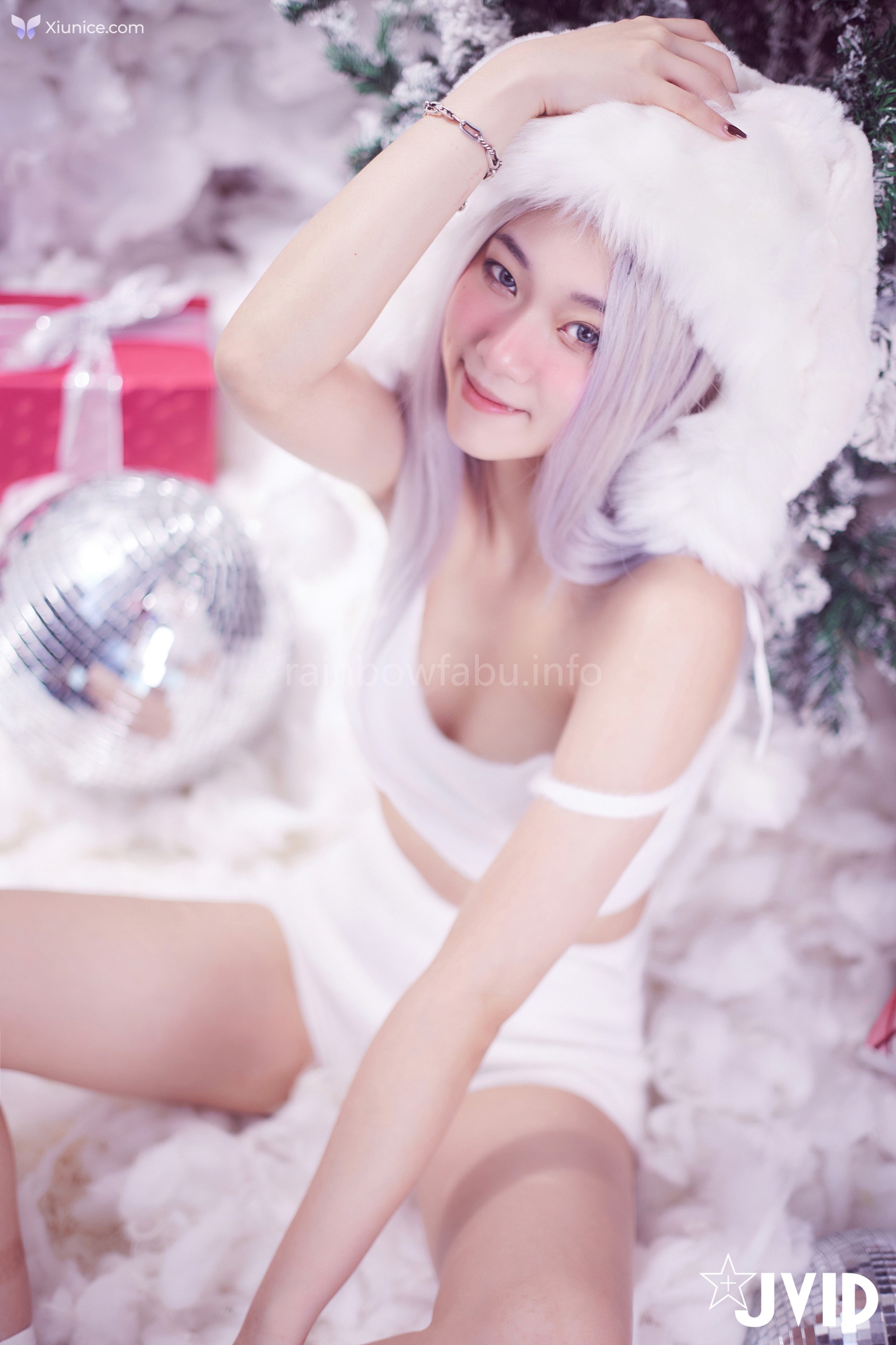 JVID Verna – 性感的愛死寂寞人雪女Verna陪你度過聖誕寒冬 第31张