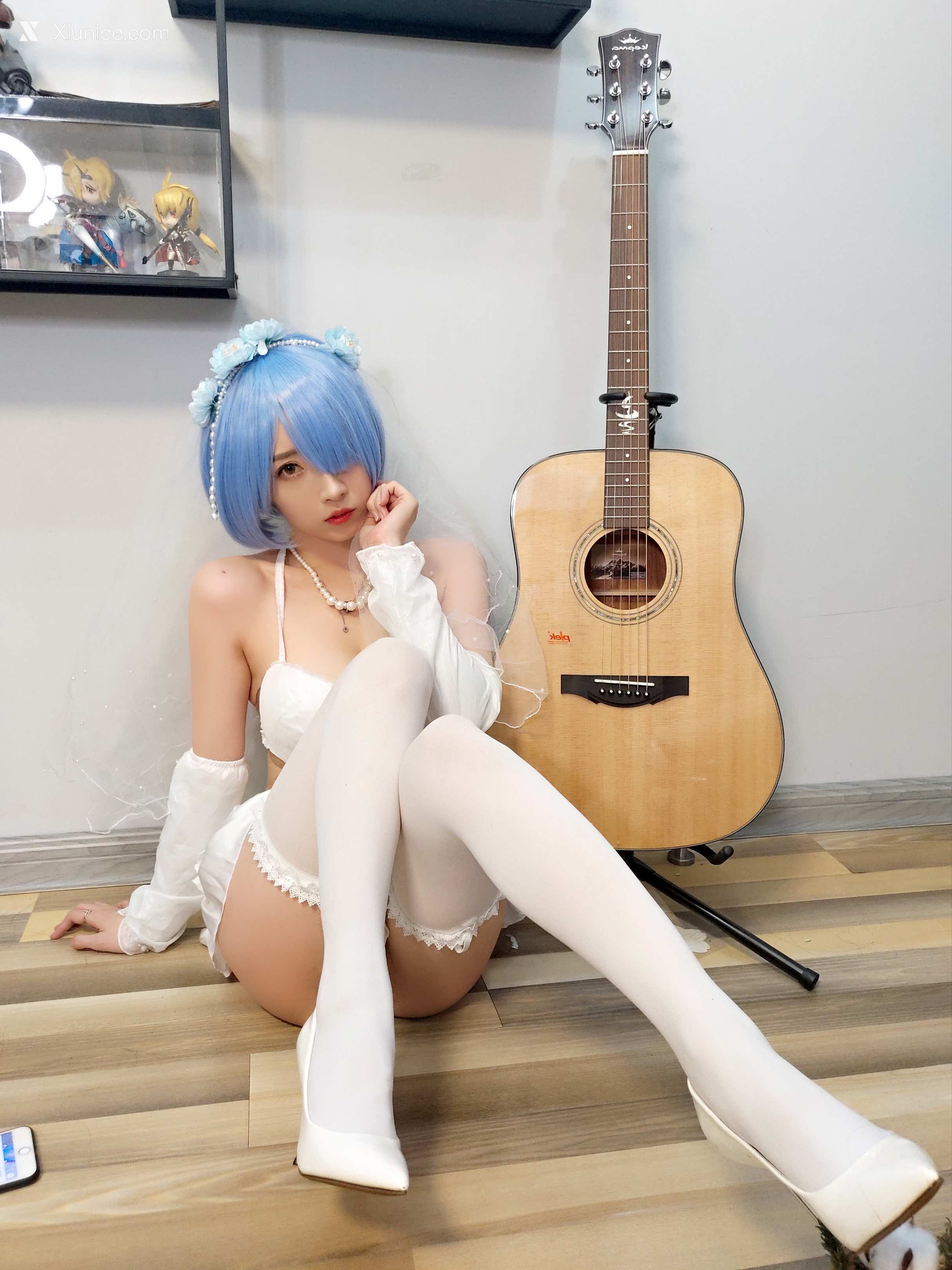 Coser@小女巫露娜 Vol.006 雷姆婚纱 第9张