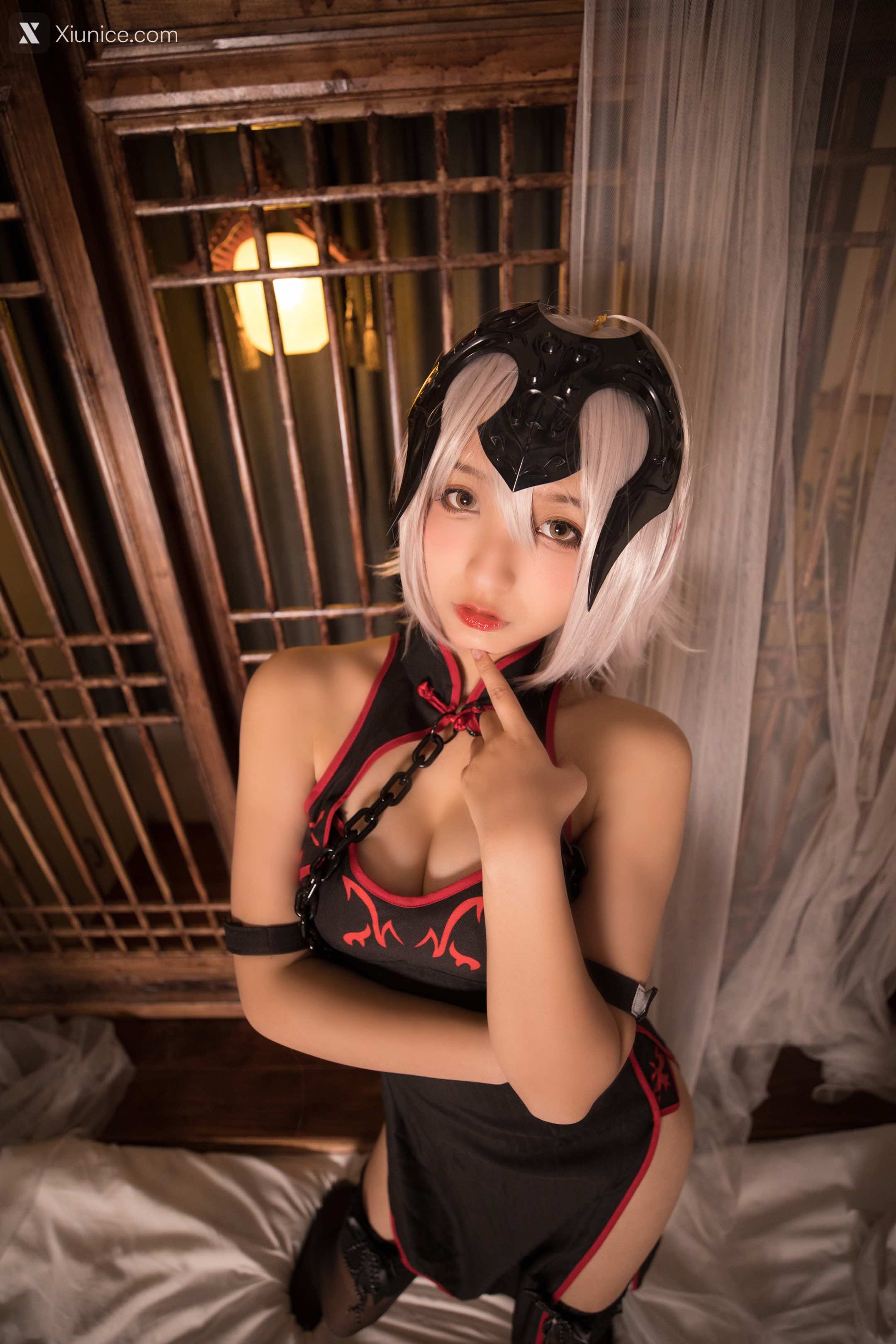 Coser@神楽坂真冬 Vol.037 电子相册-旗袍黑贞 第6张