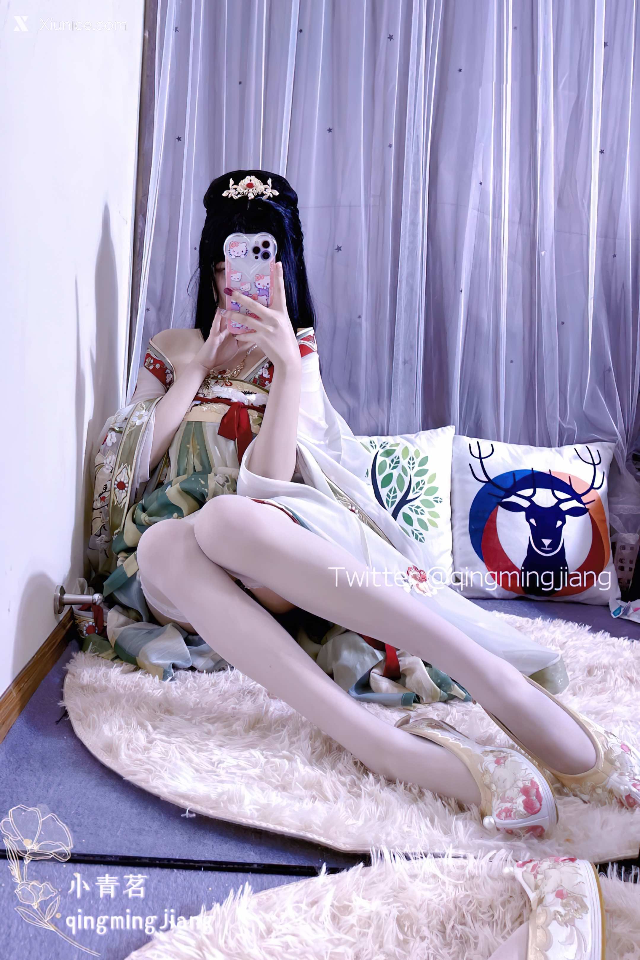 Coser@小青茗 唯美唐装古风下的美妙胴体 第14张