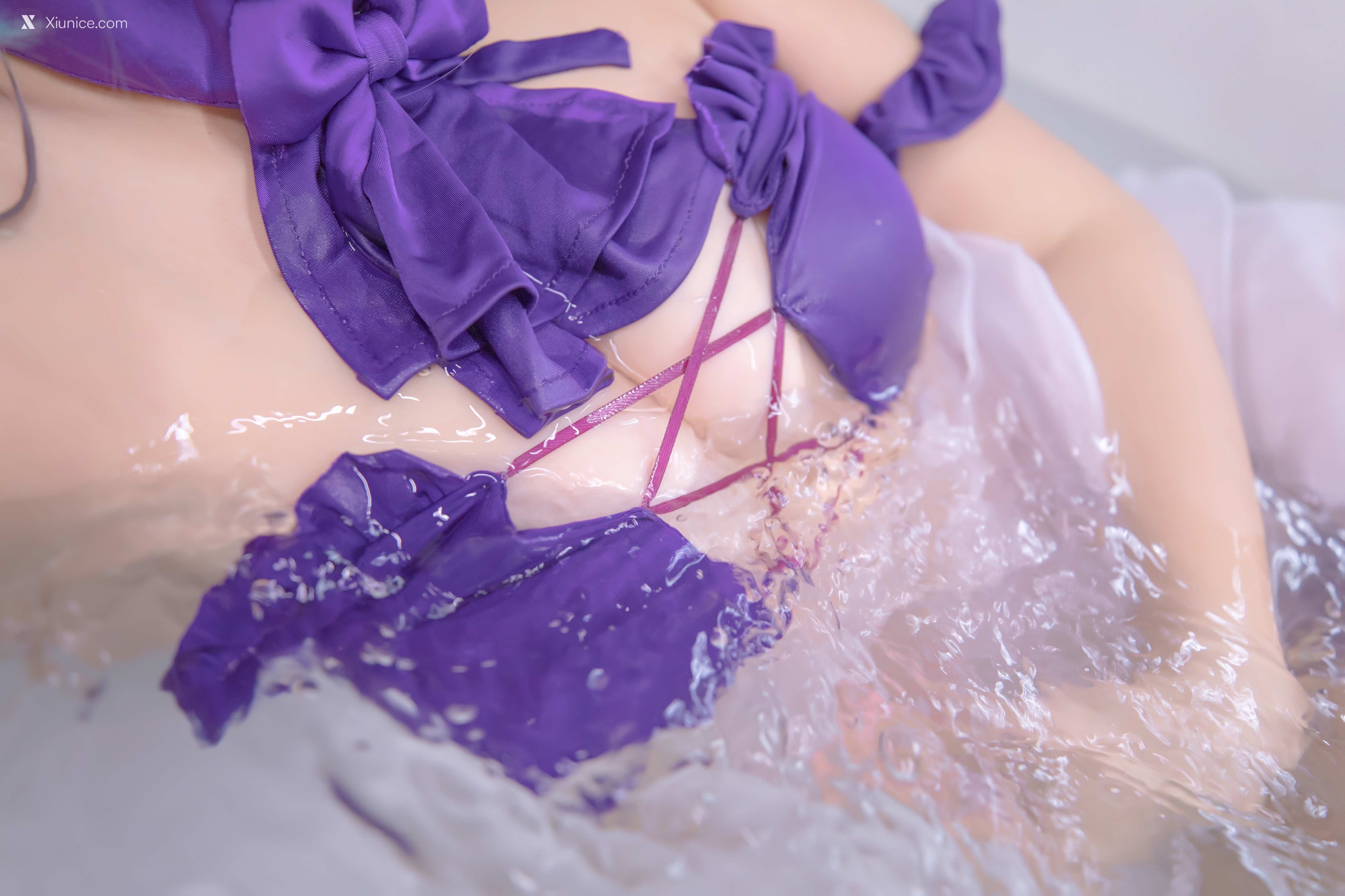 Coser@神楽坂真冬 Vol.085 绝对企画-柴郡cos《纯色庭院》 第89张