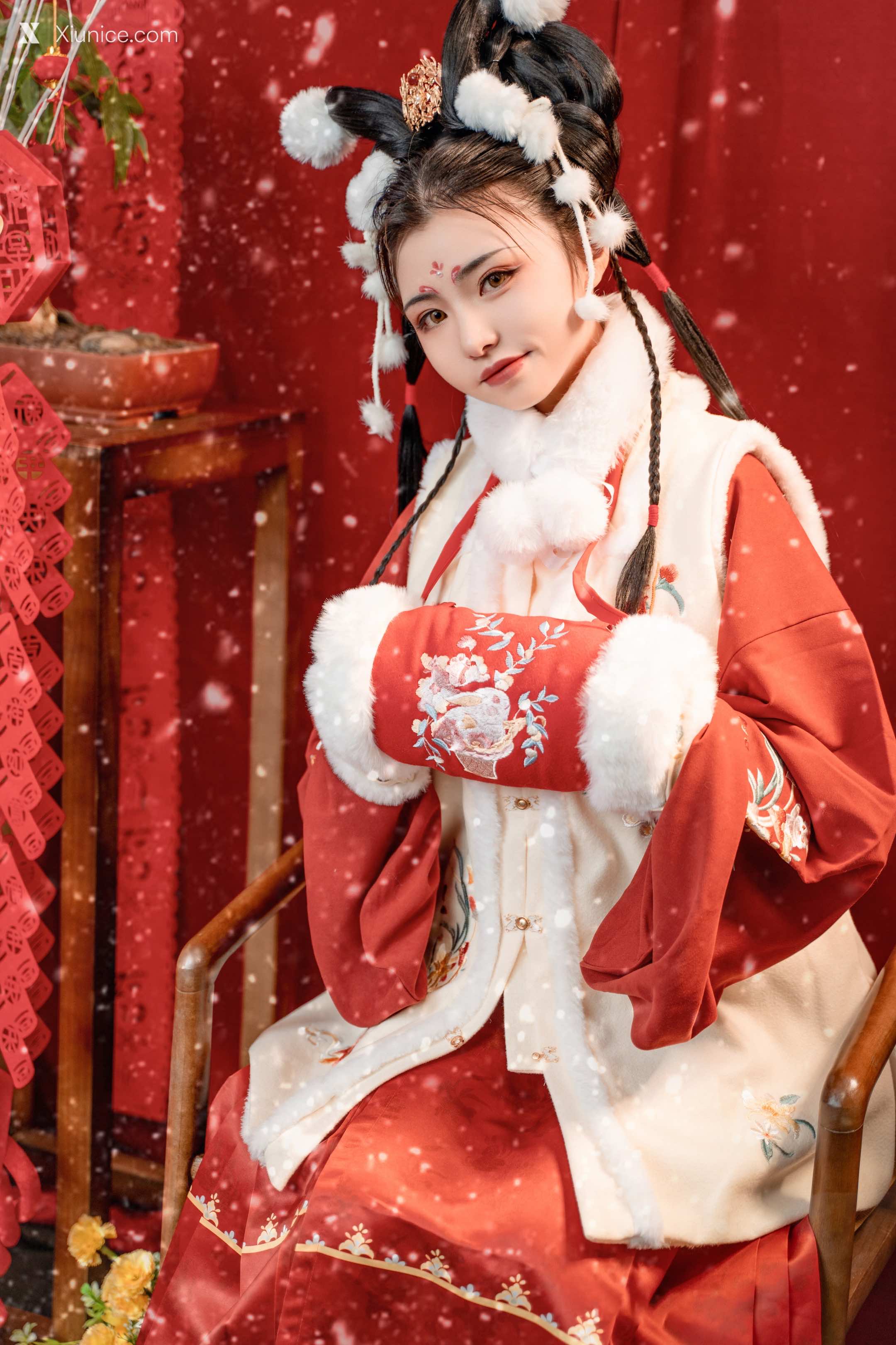 Coser@爆机少女喵小吉 (Nekokoyoshi) 玉兔迎春+++ 第2张