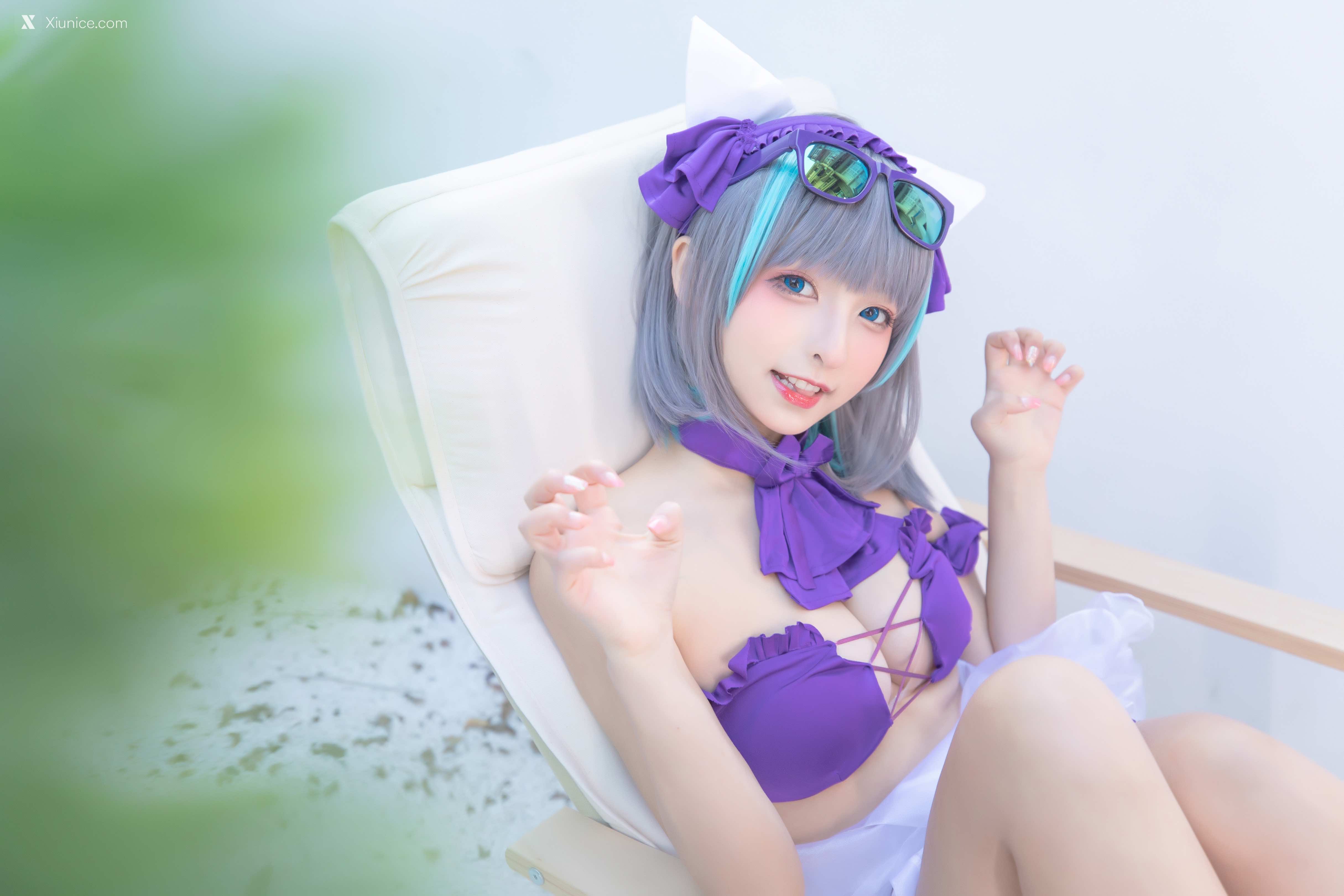 Coser@神楽坂真冬 Vol.085 绝对企画-柴郡cos《纯色庭院》 第41张