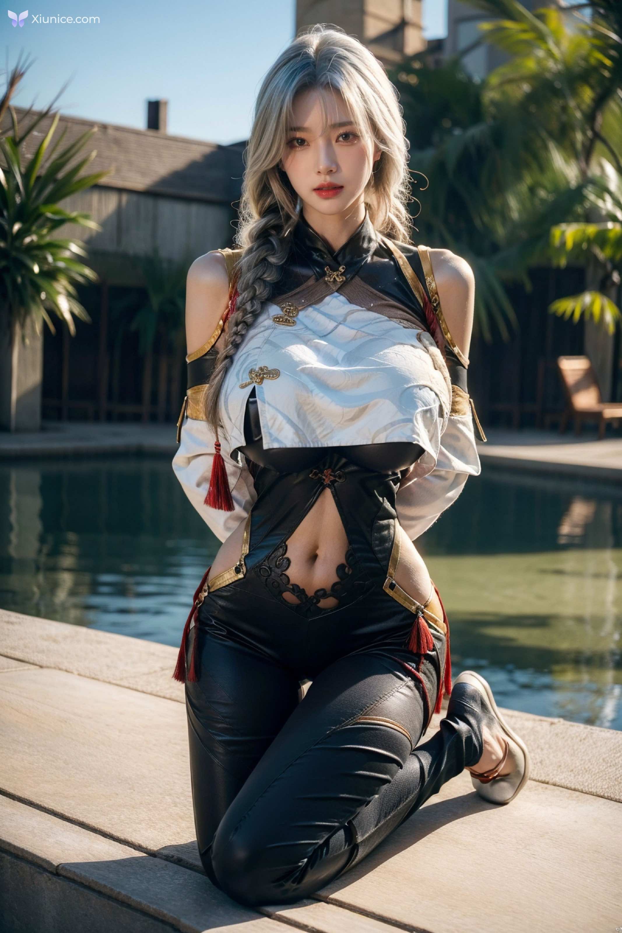 AI Girl 拟实画风-姐姐的剑灵COS 第106张