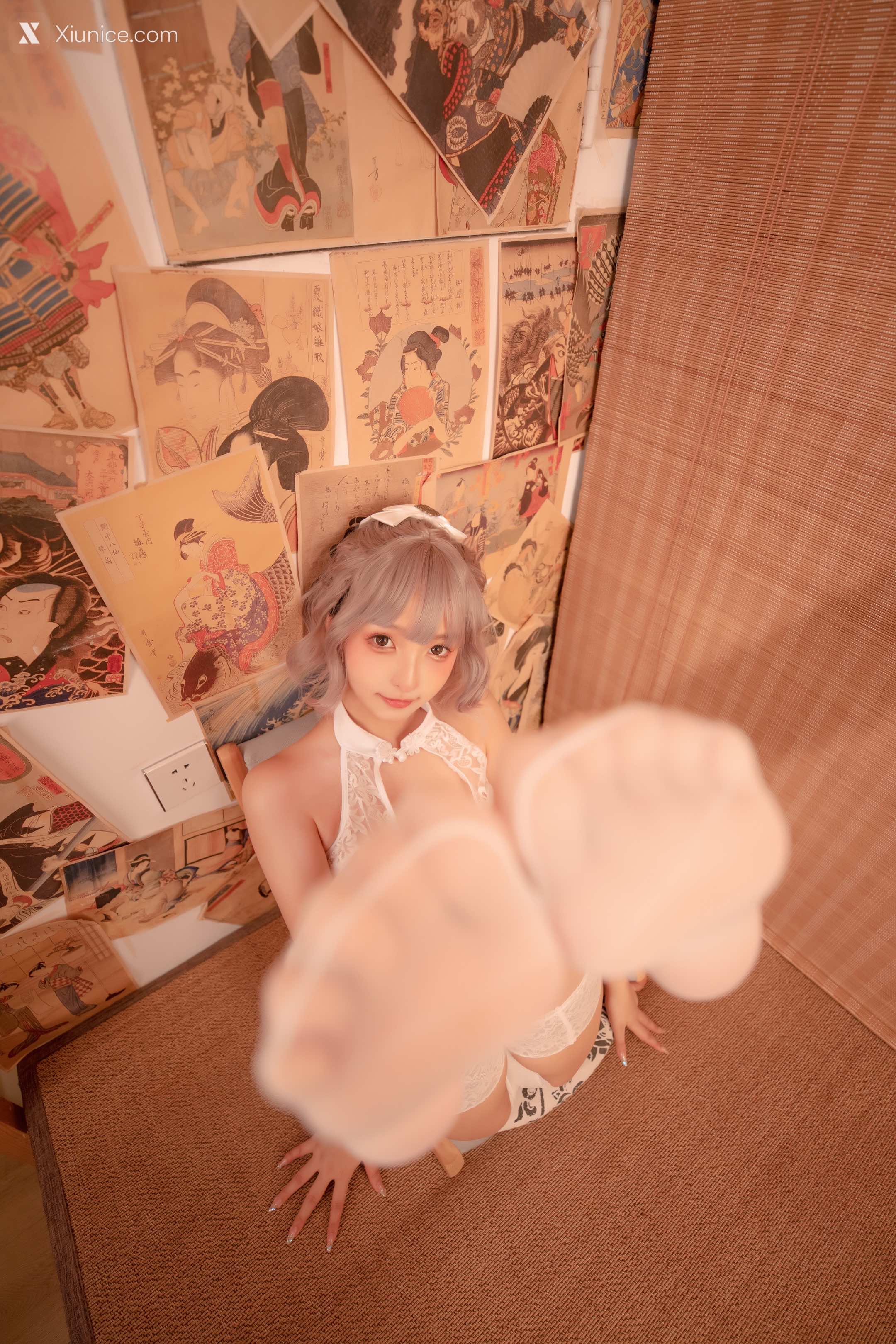 Coser@神楽坂真冬 Vol.099 白旗袍 第53张