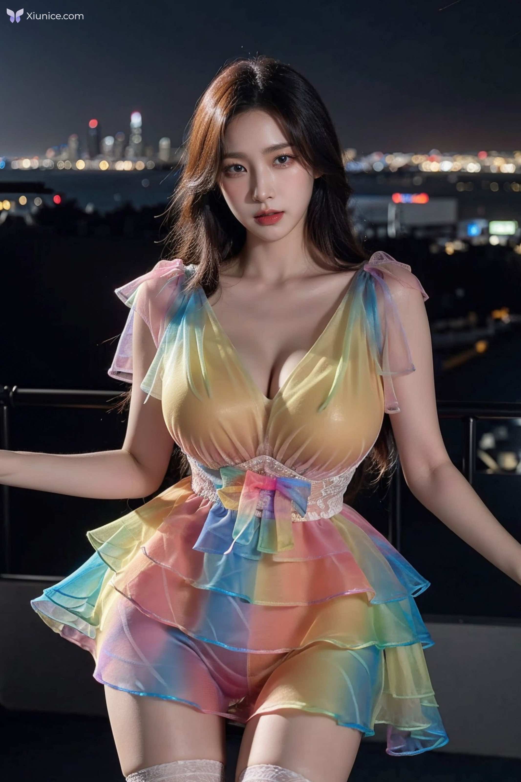 AI Girl 拟实画风-彩虹服 第25张