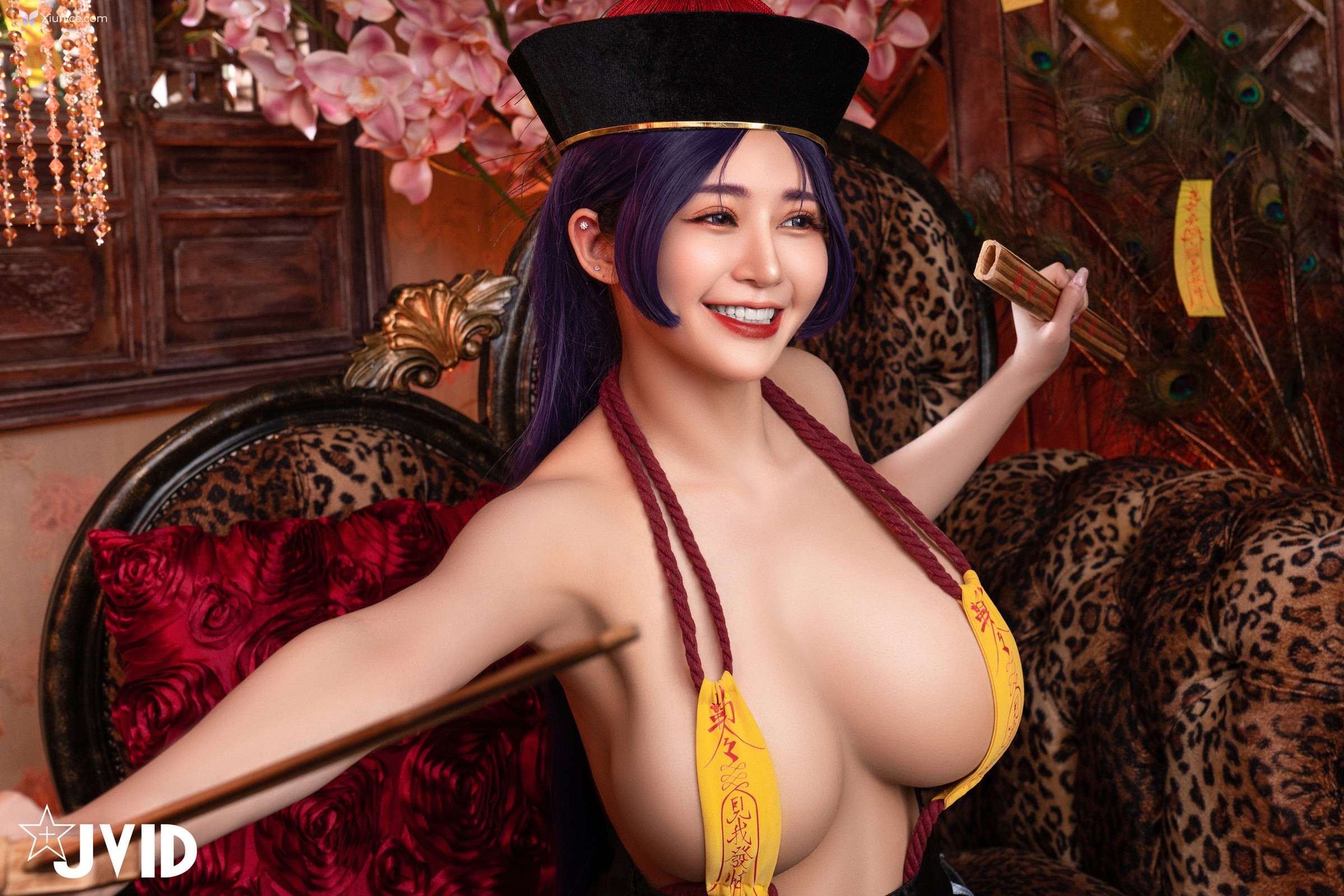 JVID 甜心幫 ღ 安希 – 菰蒲風動縱斜影殭屍奶光安希膣得液滿 第50张