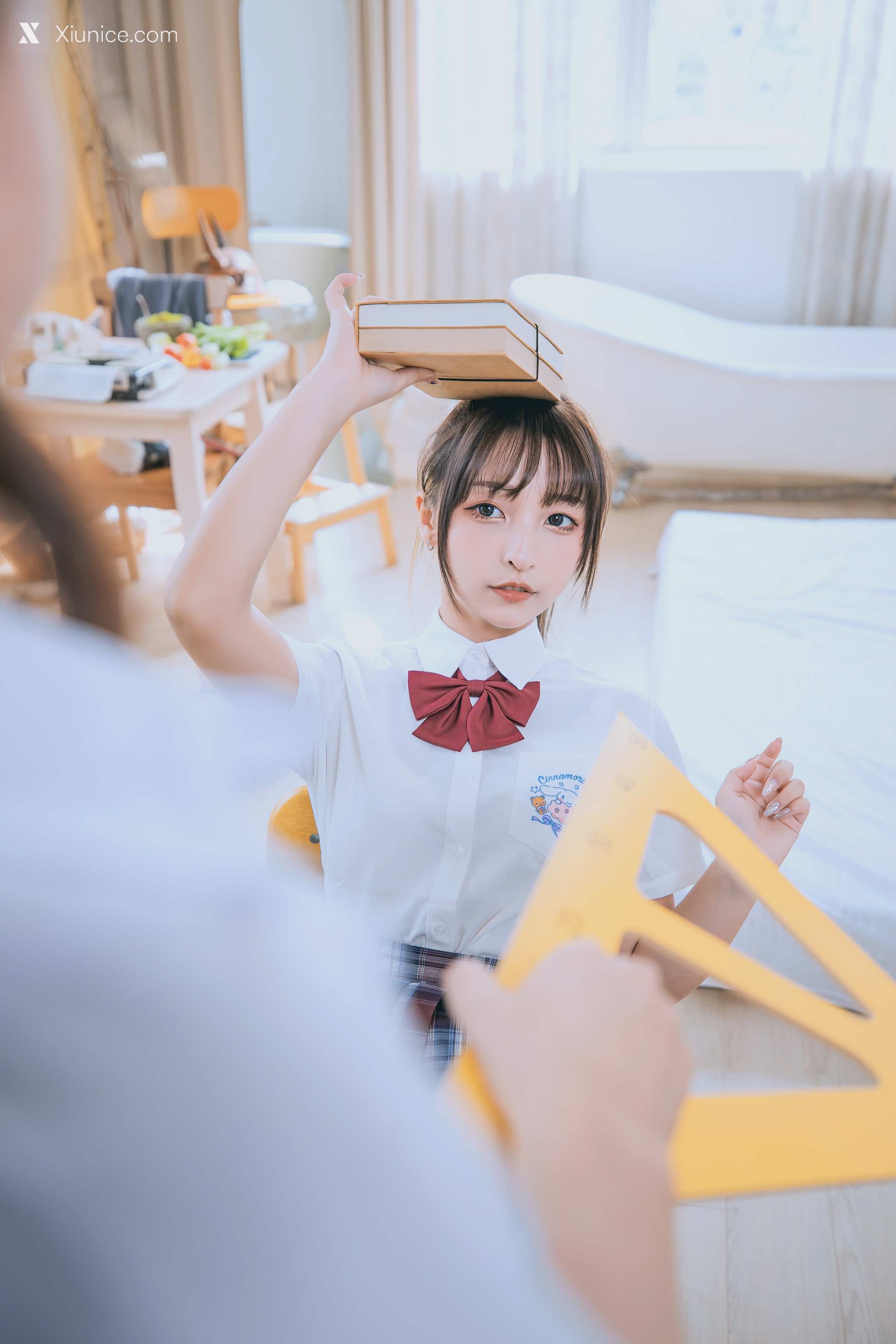 Coser@神楽坂真冬 Vol.059 绝对企画-百合教室《数之歌》 第16张