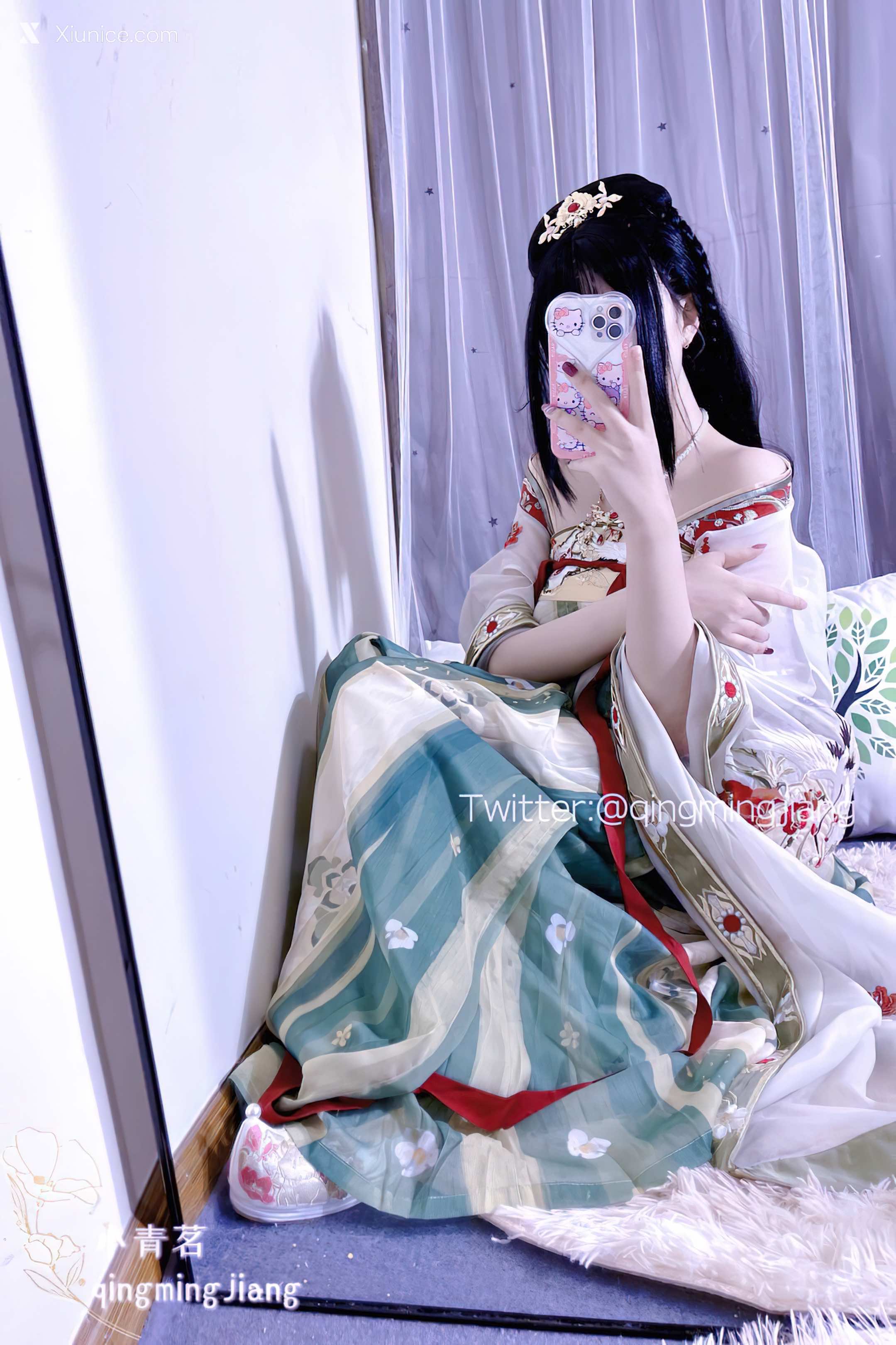 Coser@小青茗 唯美唐装古风下的美妙胴体 第30张