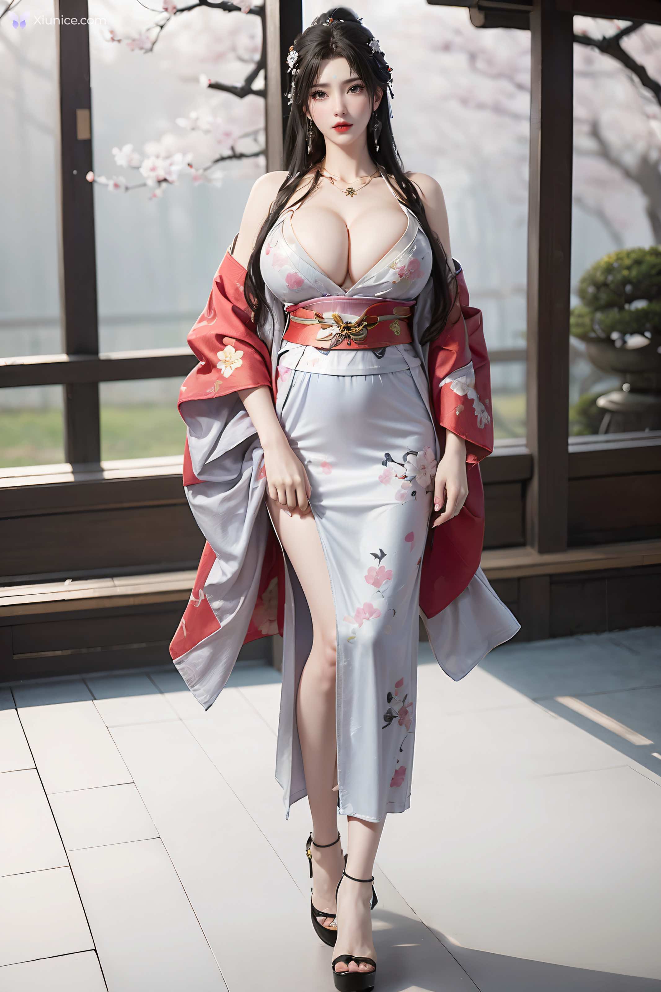 AI Girl 完美世界-清漪 和服吊带 第52张