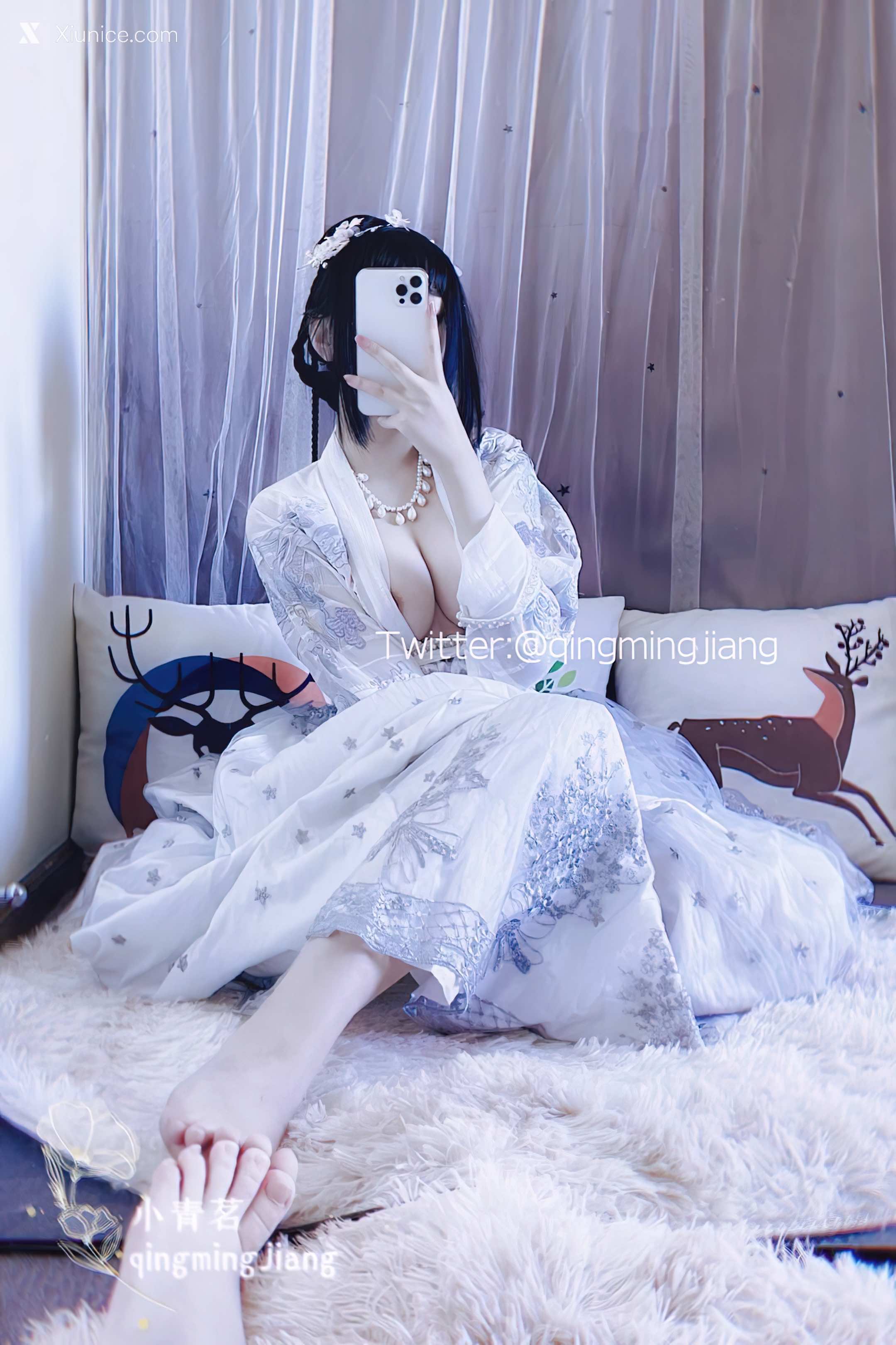 Coser@小青茗 唯美唐装古风下的美妙胴体 第22张