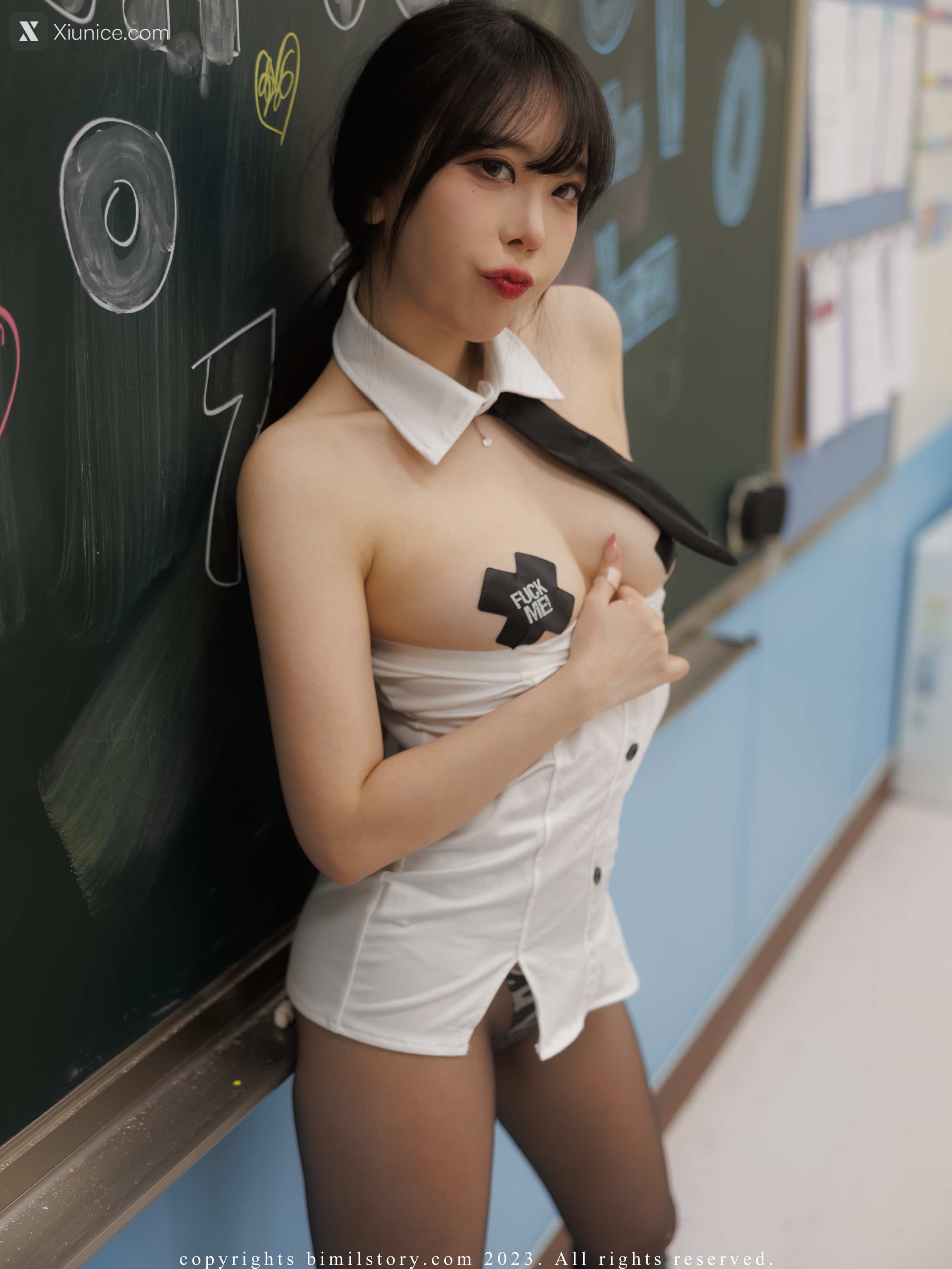 Bimilstory Zia (지아) Vol.17 Ero Teacher Ver At The Academy 第12张