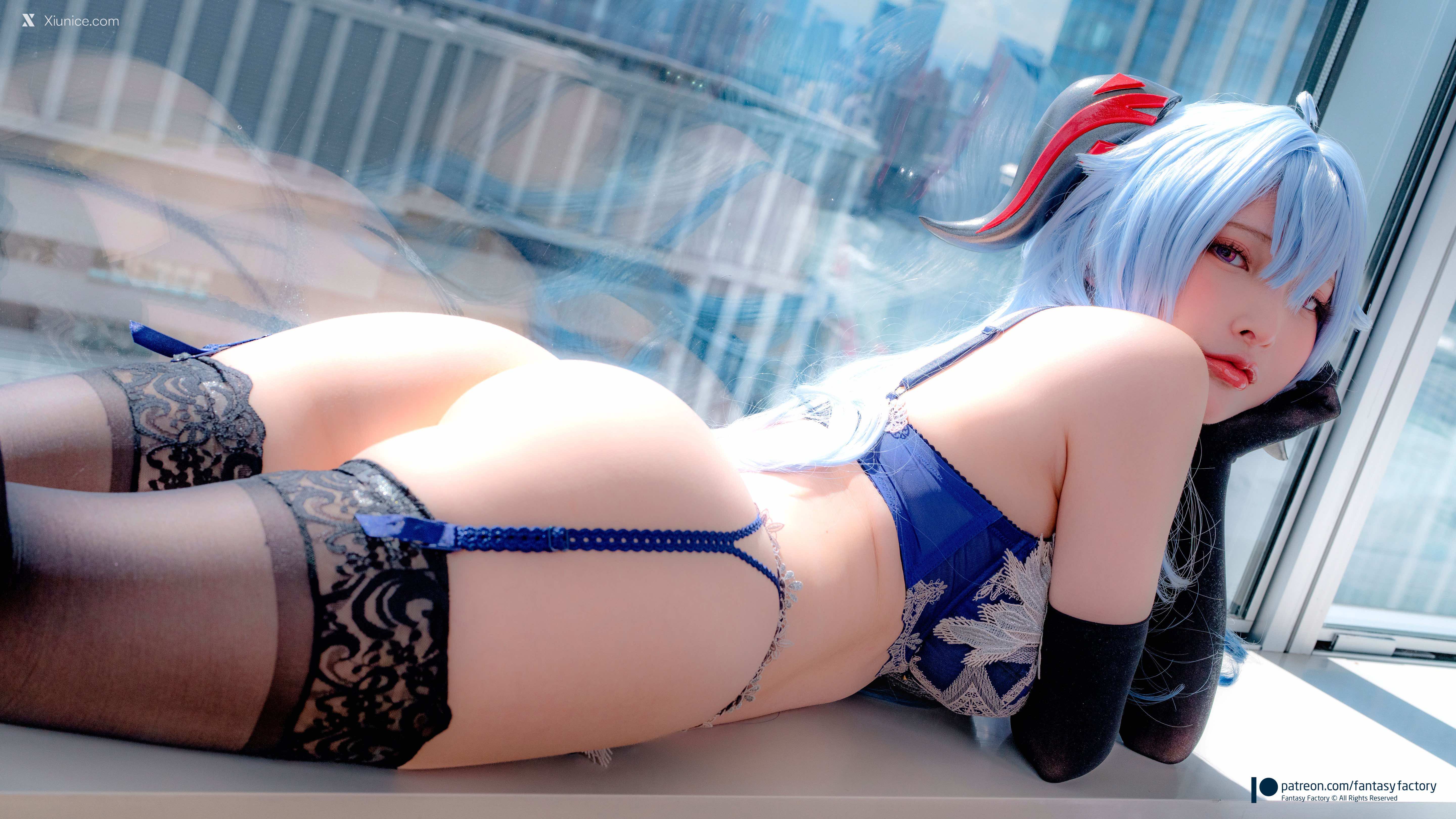 Fantasy Factory 小丁 Cosplay写真 – 甘雨内衣 第25张