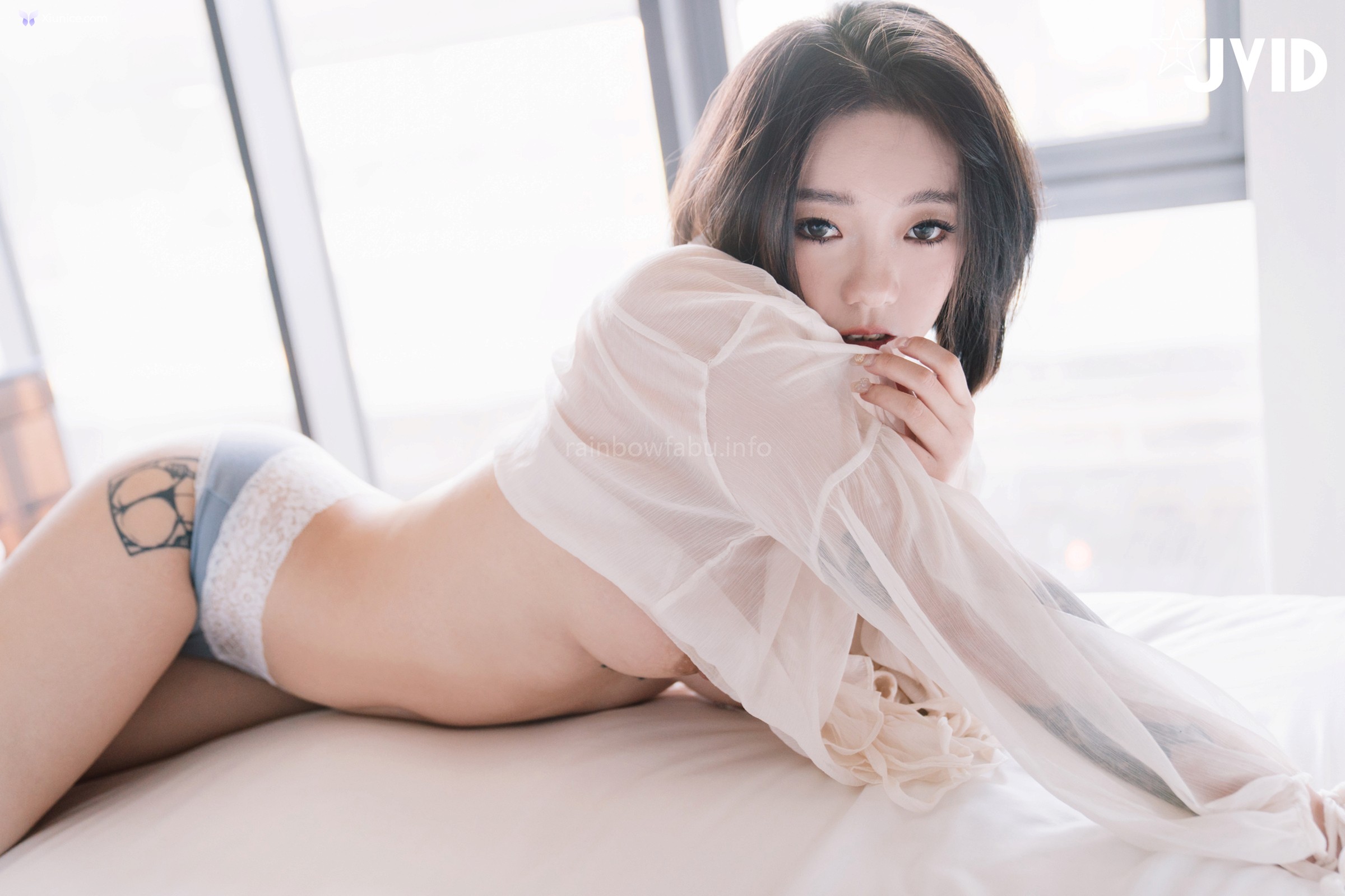 JVID 雅捷 – 你絕對沒看過的超清純從良版E奶雅捷.絕美人妻再清澀在你面前也只能兩腿開開 第28张