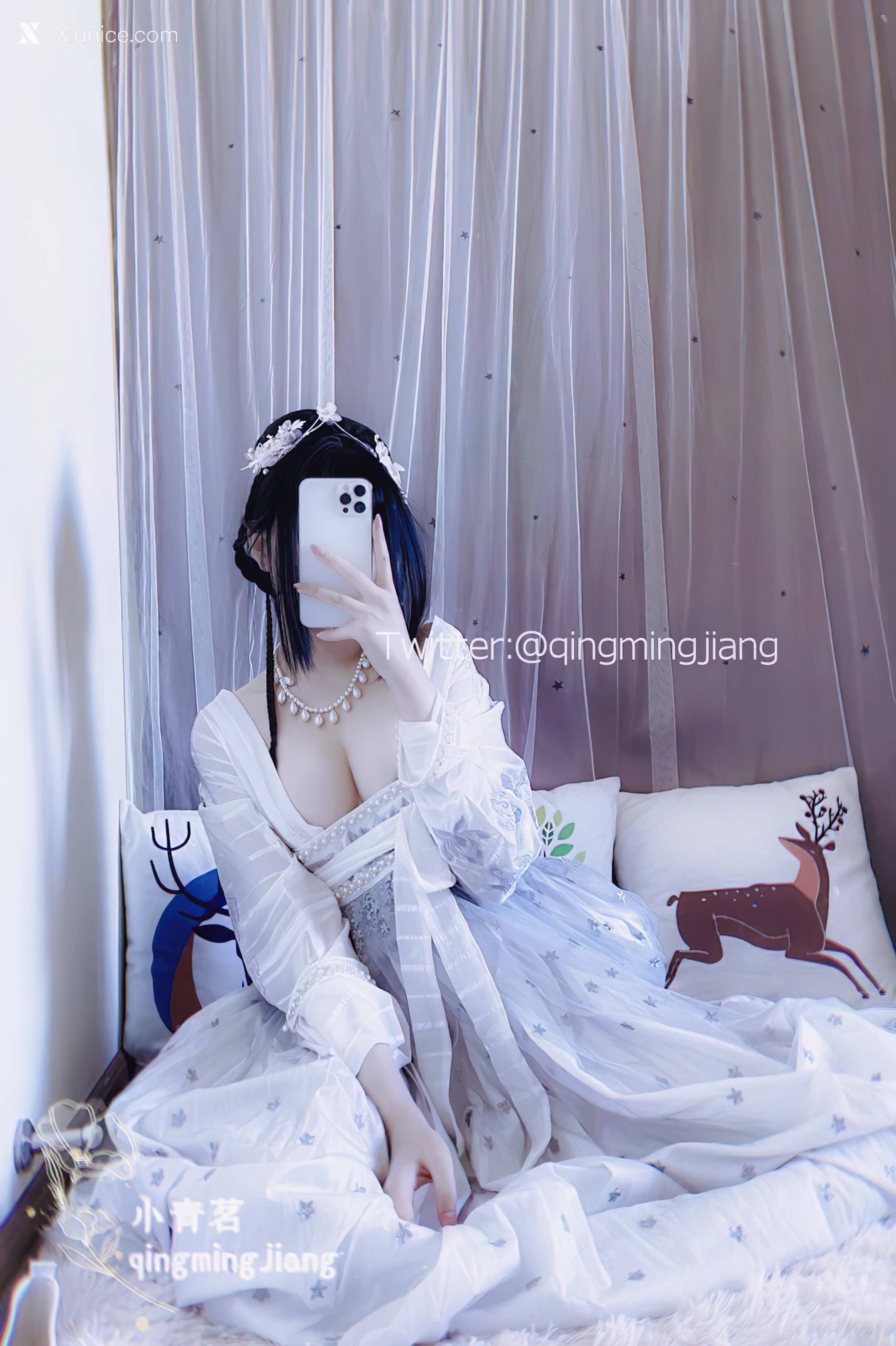 Coser@小青茗 唯美唐装古风下的美妙胴体 第5张