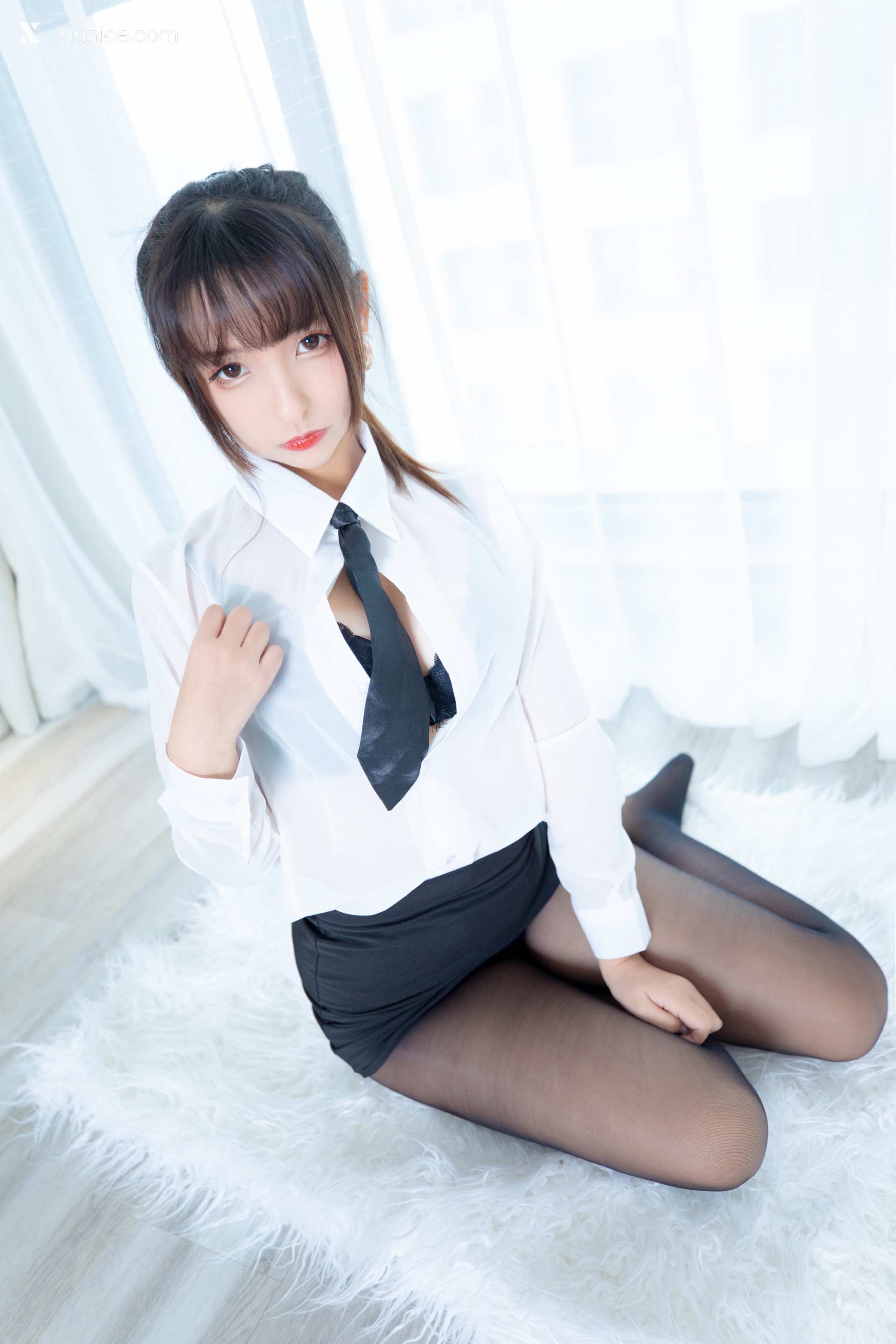 Coser@神楽坂真冬 Vol.029 白色办公室 ホワイトオフィス 第36张