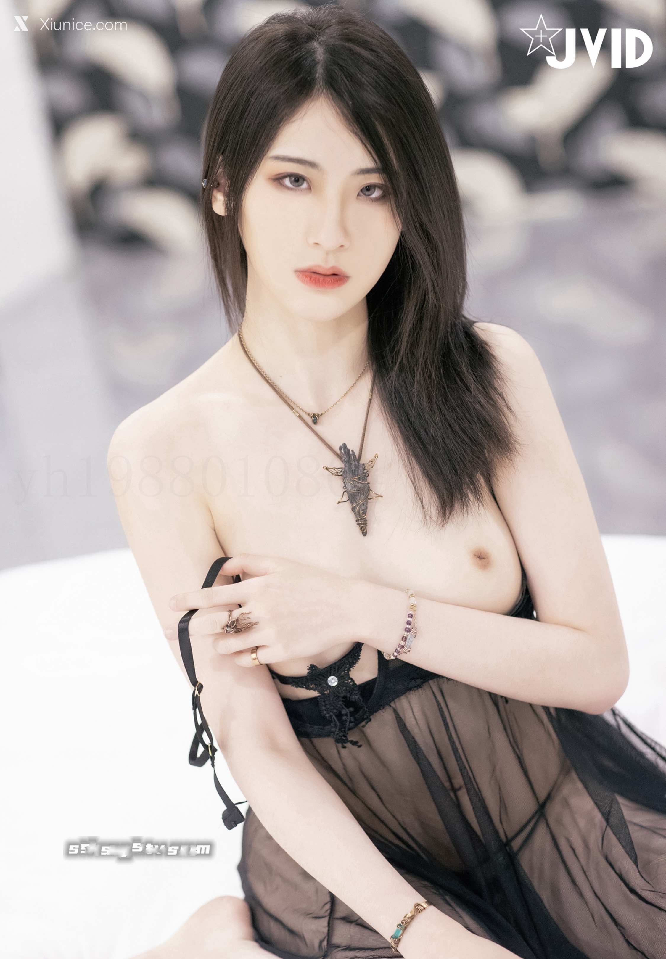 JVID – Ali-White lace pajamas 第41张