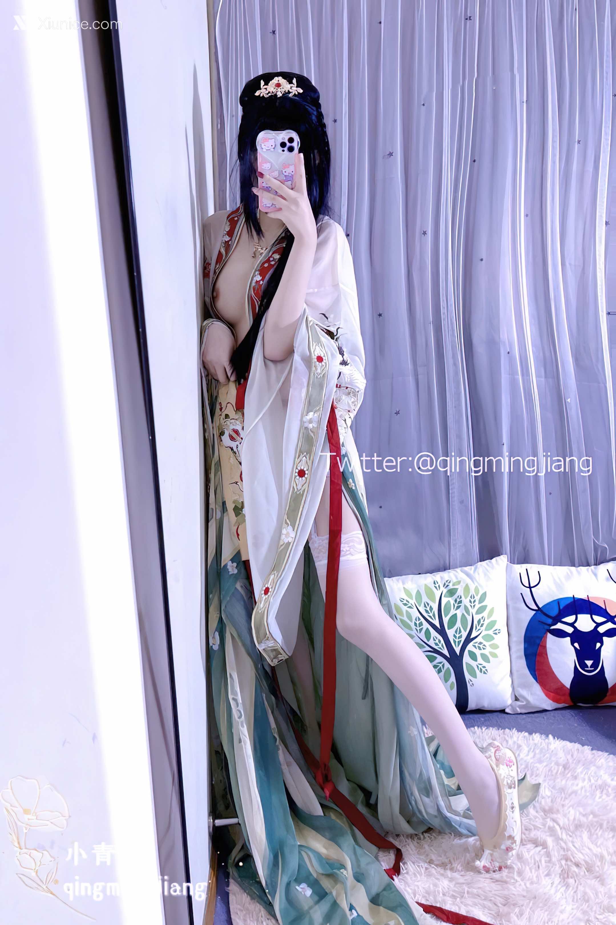 Coser@小青茗 唯美唐装古风下的美妙胴体 第11张