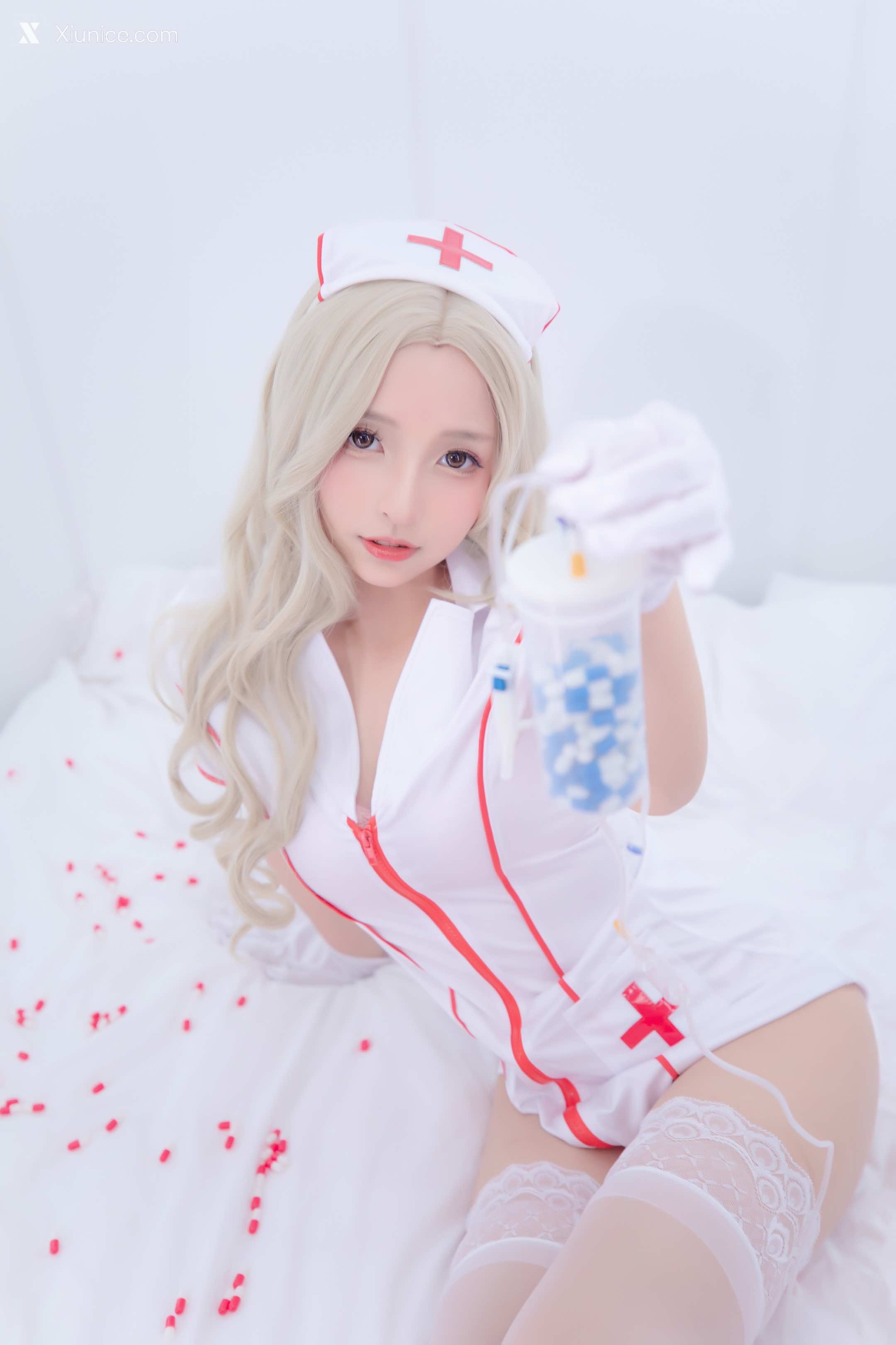 Coser@神楽坂真冬 Vol.084 绝对企画-白丝护士《心身バランス》 第115张