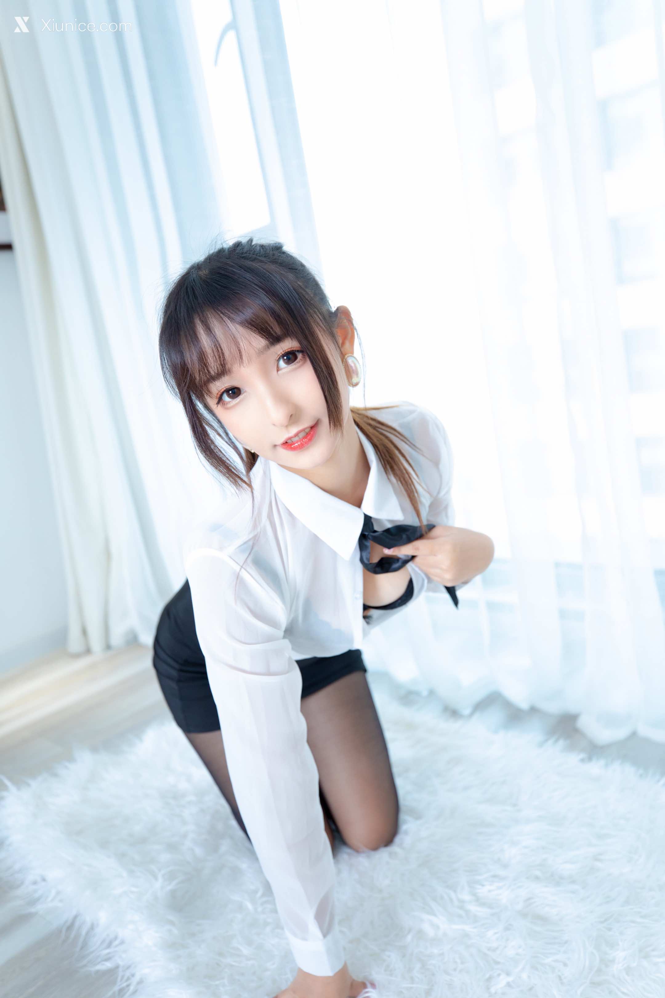 Coser@神楽坂真冬 Vol.055 电子相册-白色办公室《ホワイトオフィス》 第59张