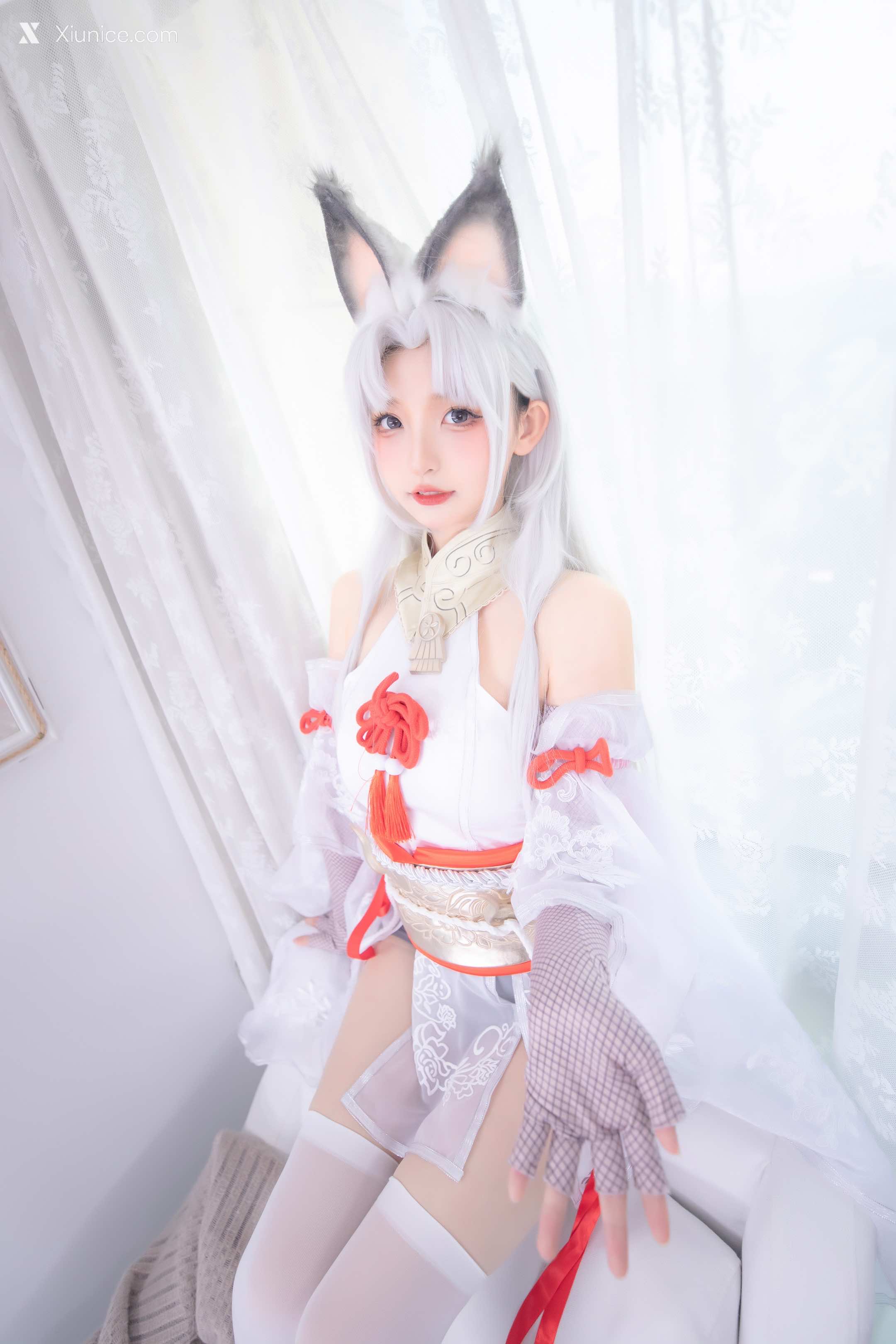 Coser@神楽坂真冬 Vol.105 白丝胡桃 第41张