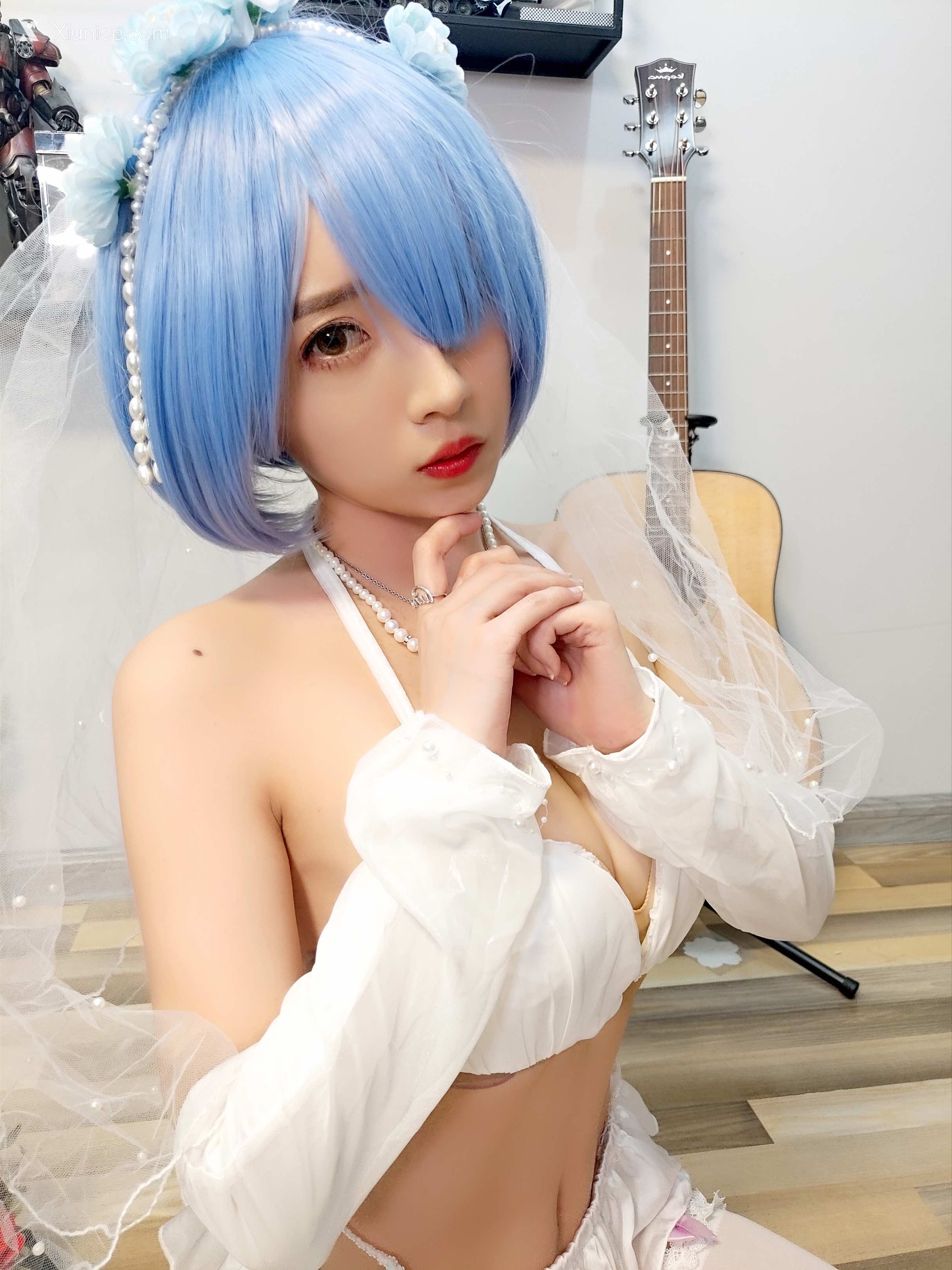 Coser@小女巫露娜 Vol.006 雷姆婚纱 第29张