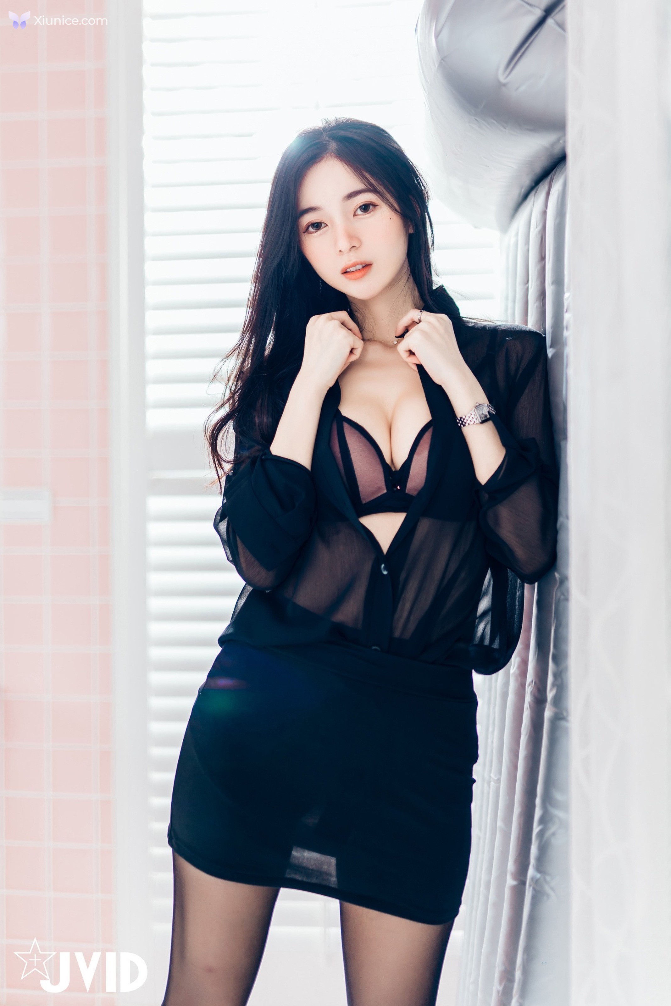 JVID Lele 樂樂 飄飄哥 – 上司新人下属 无内黑丝终极奥义 第91张