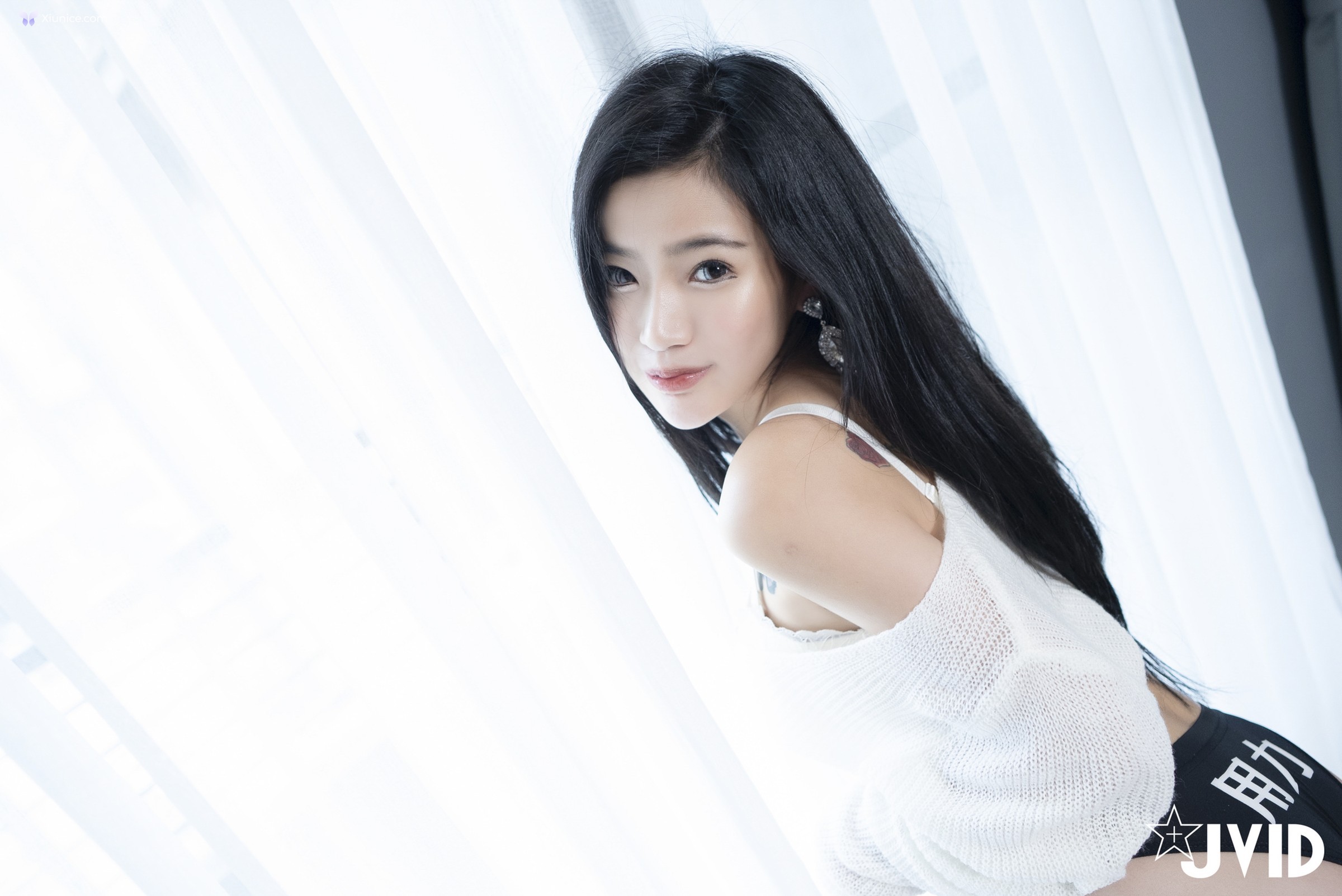 JVID 奈奈Nalnal – 全裸上空哥哥 用力もっともっと小隻馬趴好等著你來用力 第36张