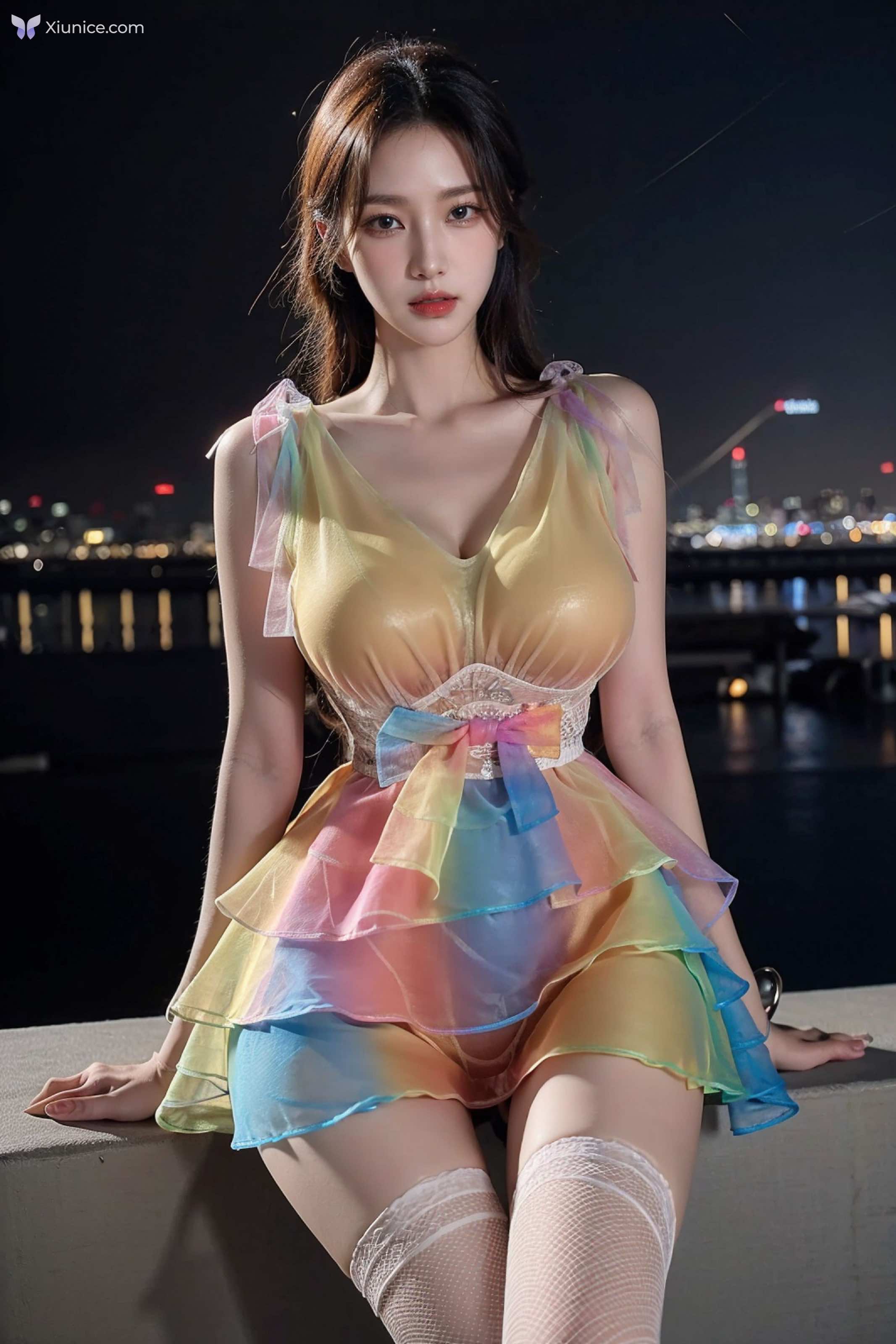 AI Girl 拟实画风-彩虹服 第32张