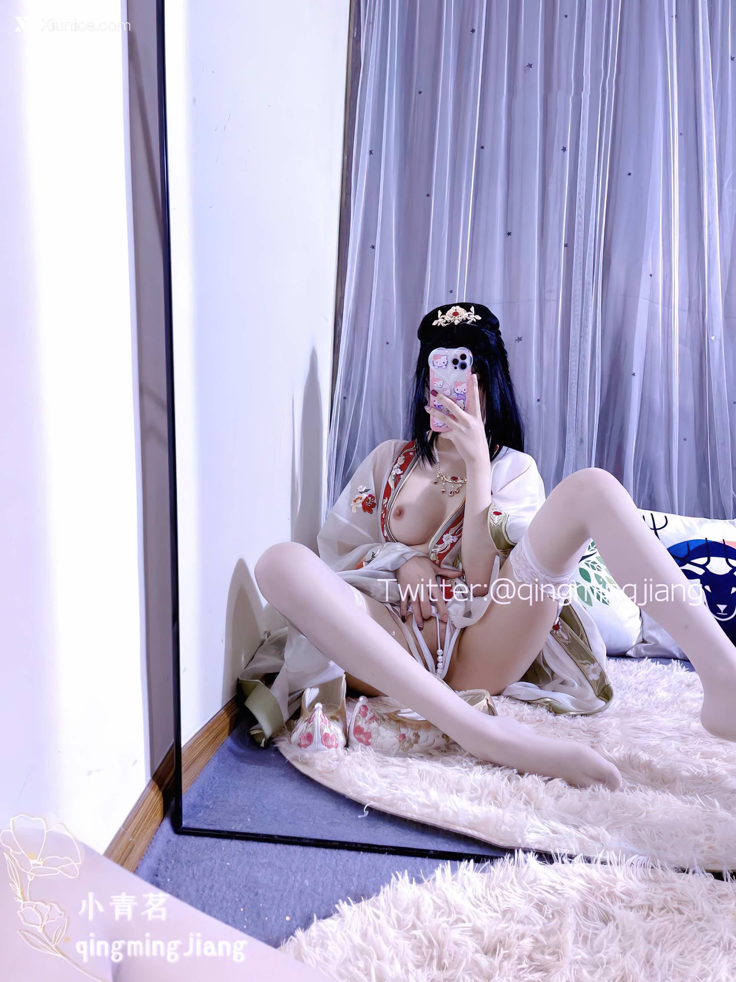 Coser@小青茗 唯美唐装古风下的美妙胴体 第7张