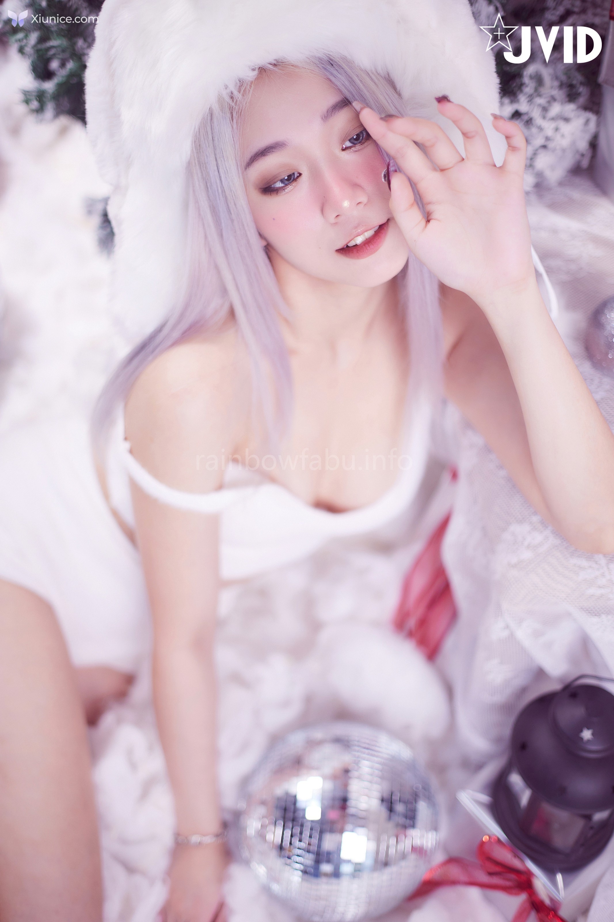 JVID Verna – 性感的愛死寂寞人雪女Verna陪你度過聖誕寒冬 第60张