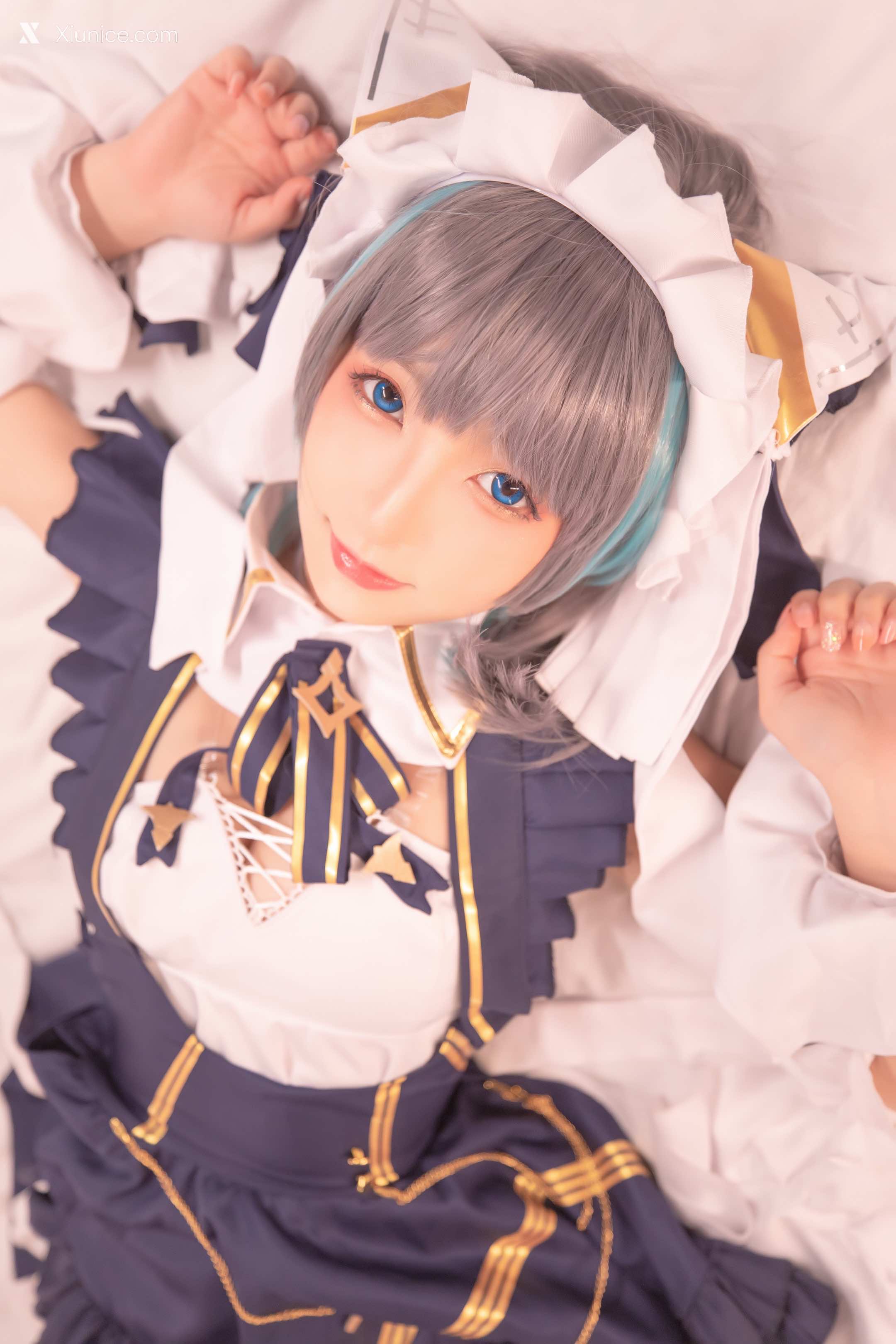 Coser@神楽坂真冬 Vol.085 绝对企画-柴郡cos《纯色庭院》 第135张