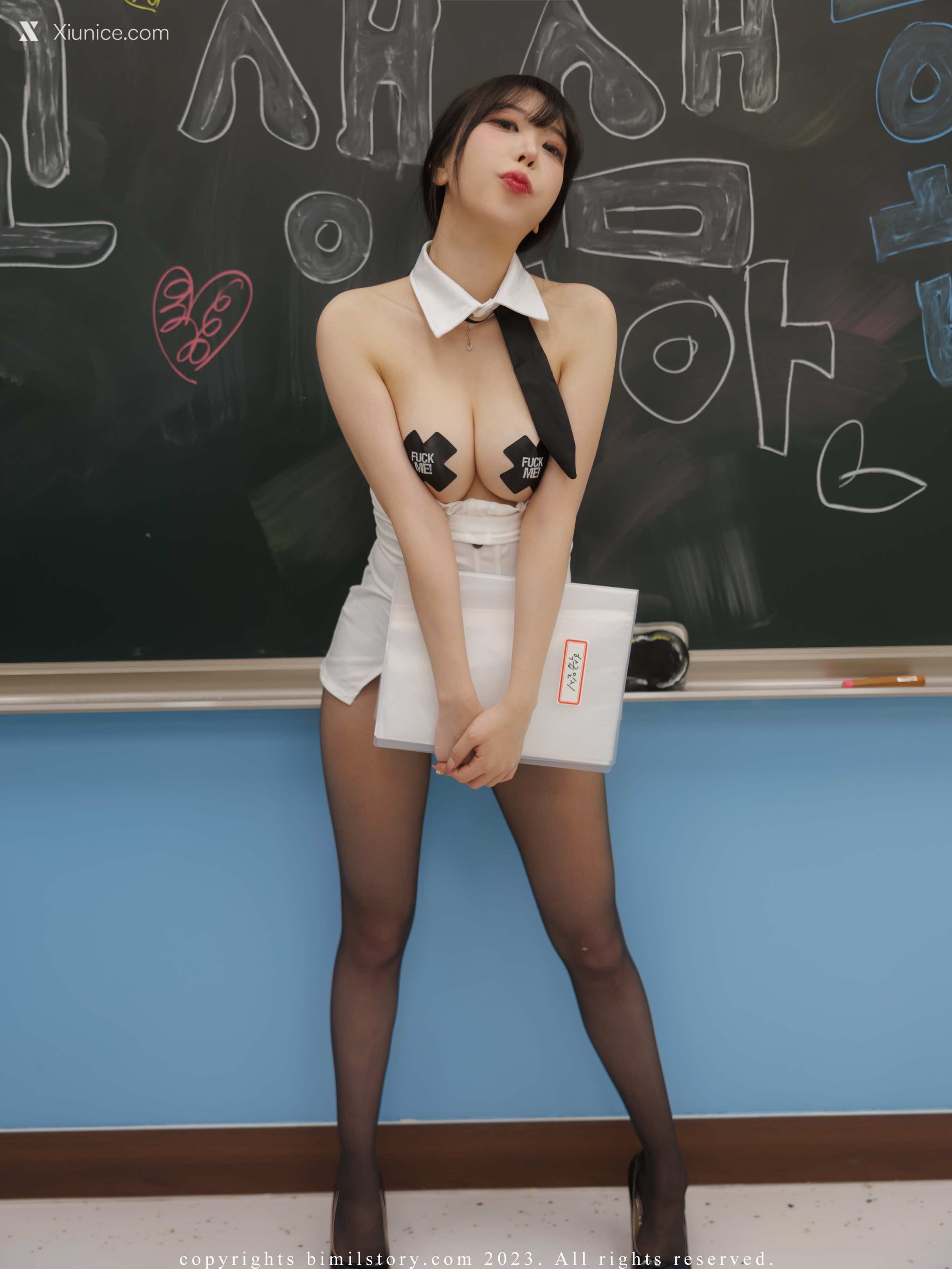 Bimilstory Zia (지아) Vol.17 Ero Teacher Ver At The Academy 第15张