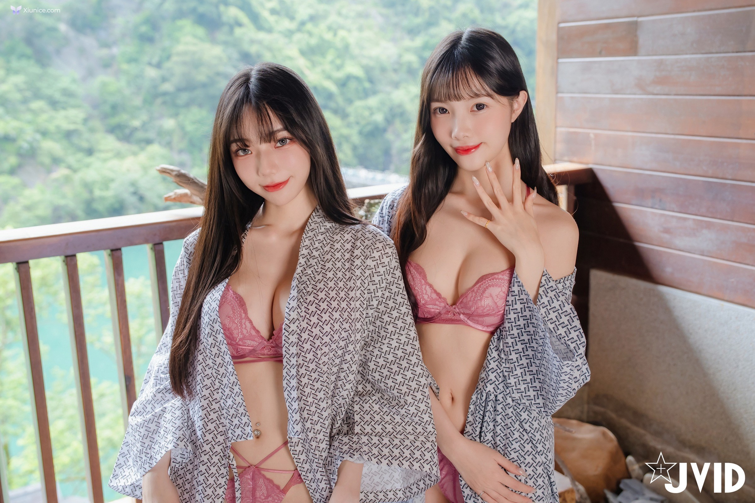 JVID 啾啾 敏綺Miki – 情慾抹油女神姉妹の欲情溫泉旅行啾啾敏綺超色氣水乳交融的肉體交纏 第159张