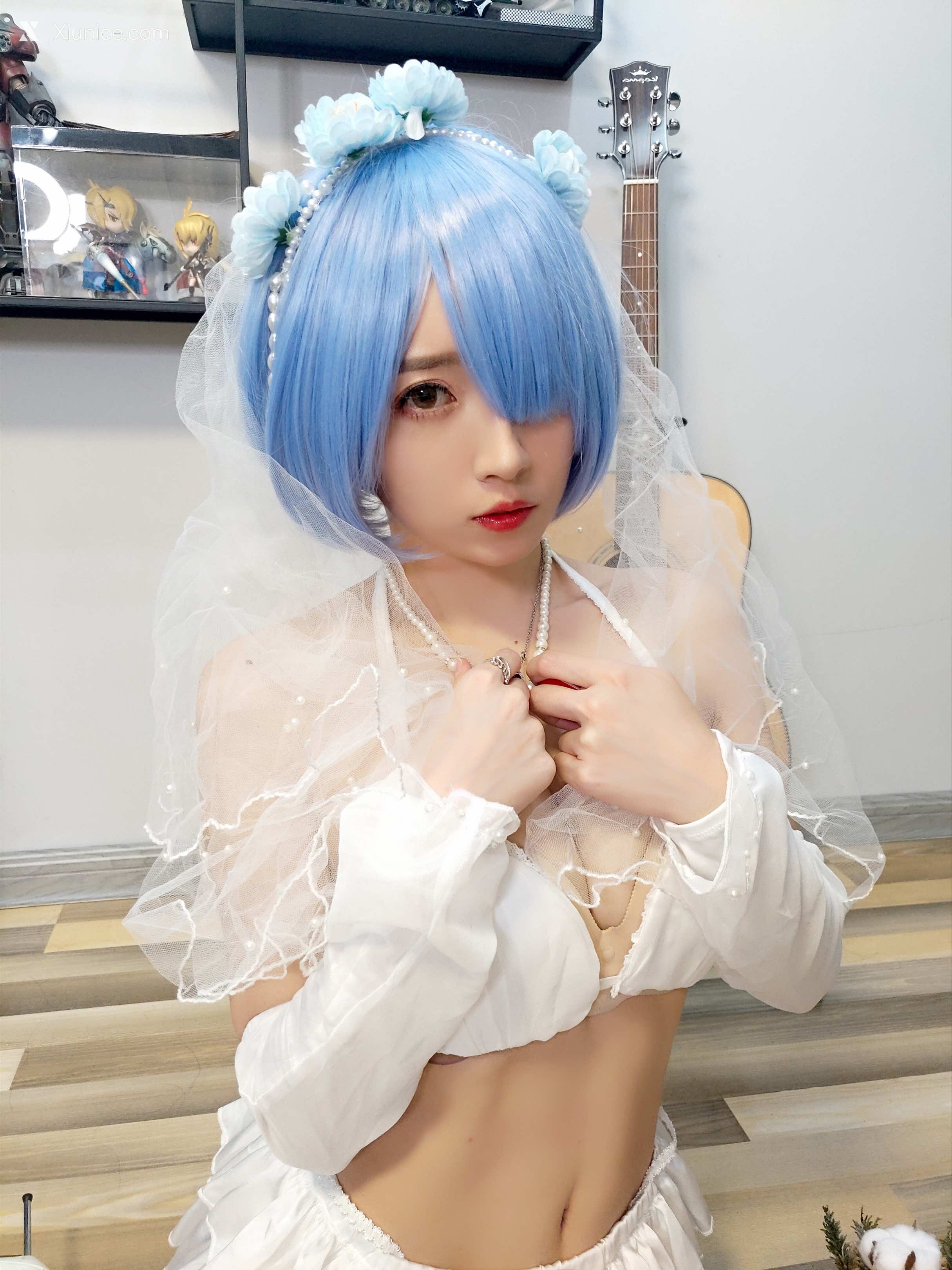 Coser@小女巫露娜 Vol.006 雷姆婚纱 第10张