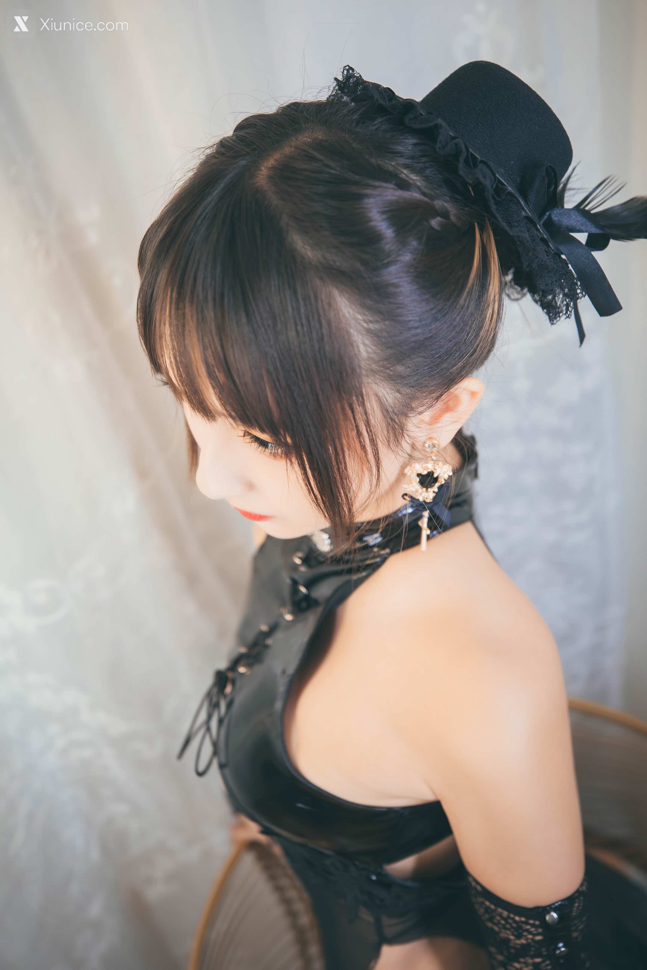 Coser@神楽坂真冬 Vol.068 绝对企画-黑白旗袍《風と月》 第143张