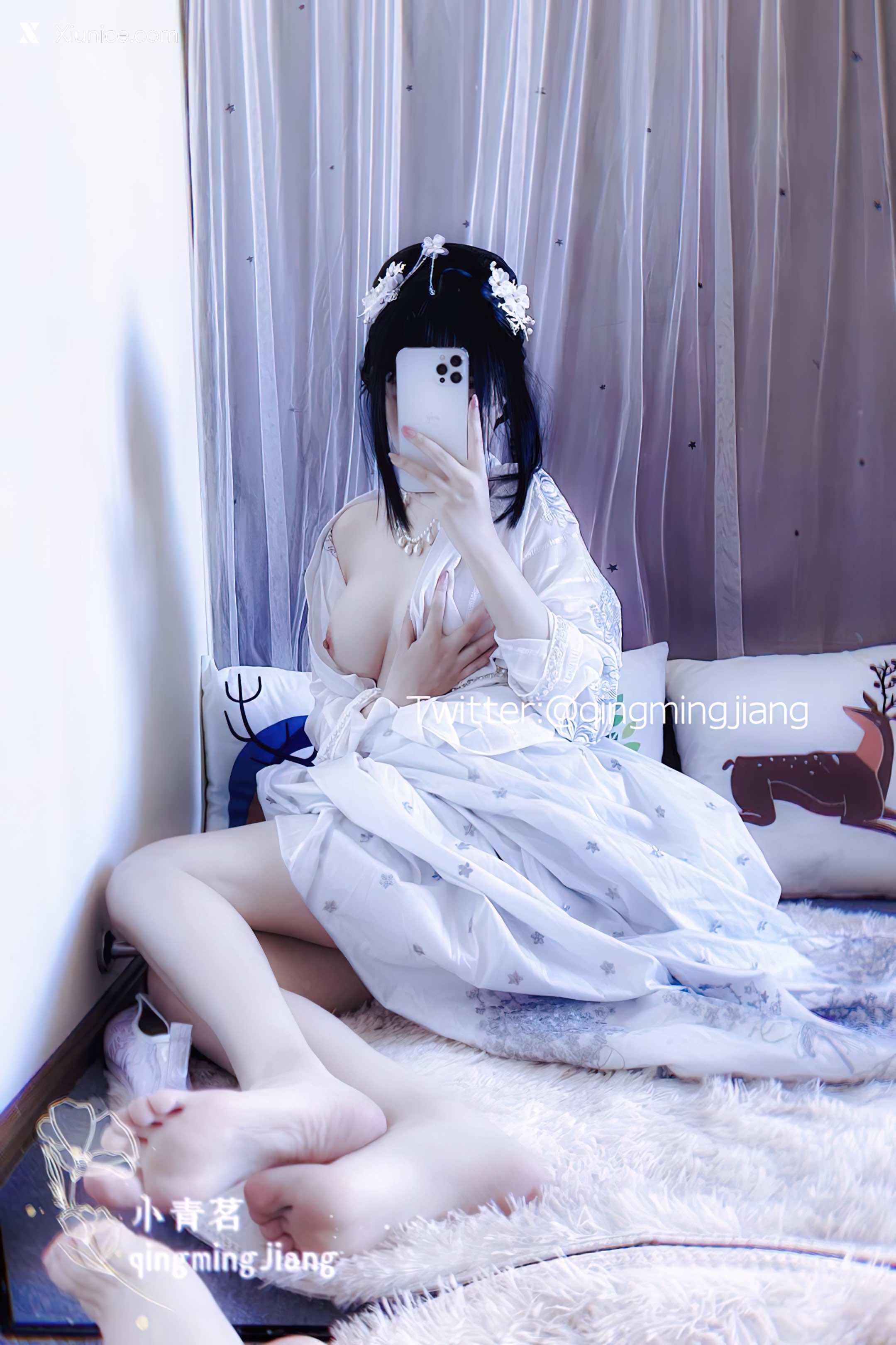 Coser@小青茗 唯美唐装古风下的美妙胴体 第45张