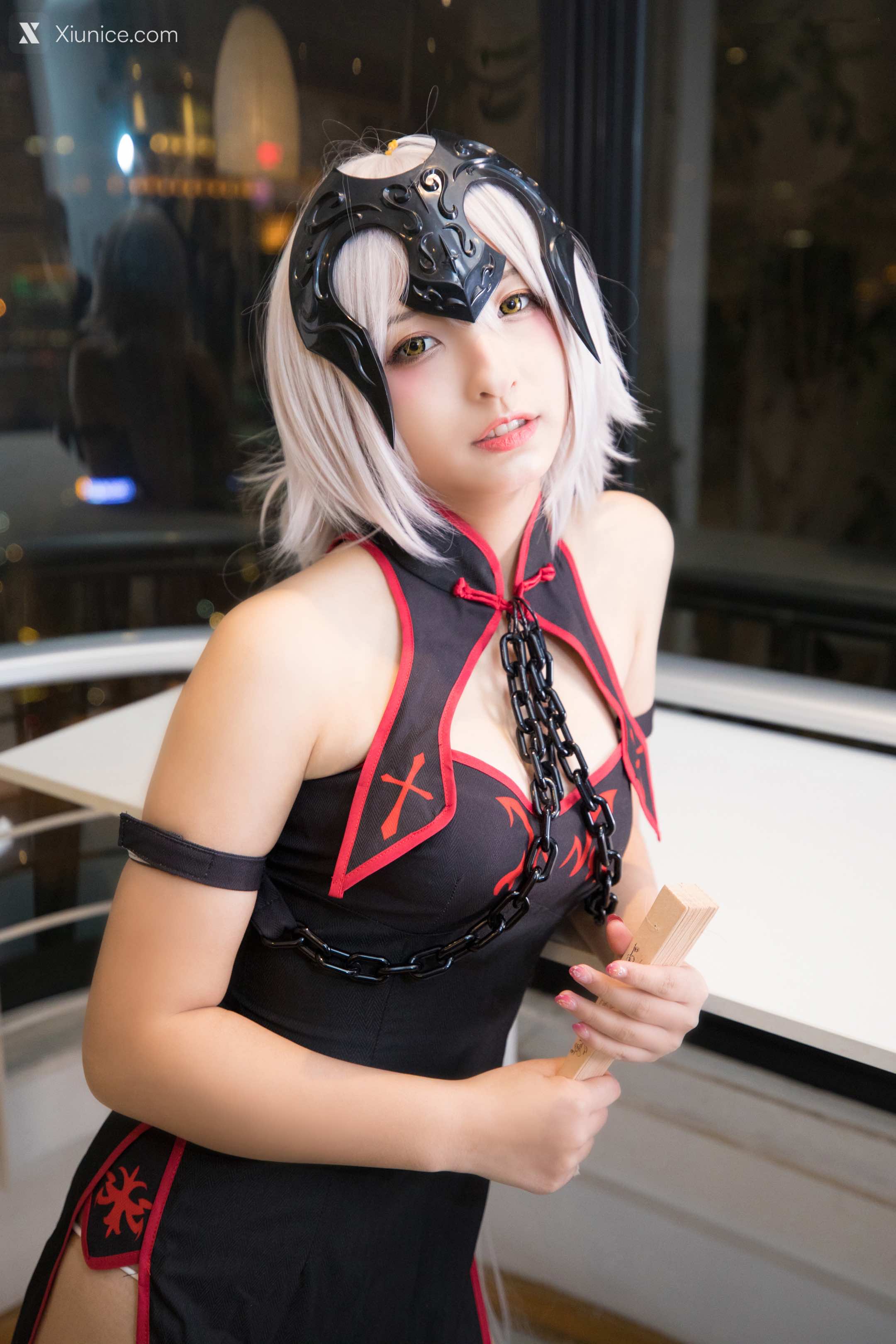 Coser@神楽坂真冬 Vol.037 电子相册-旗袍黑贞 第93张