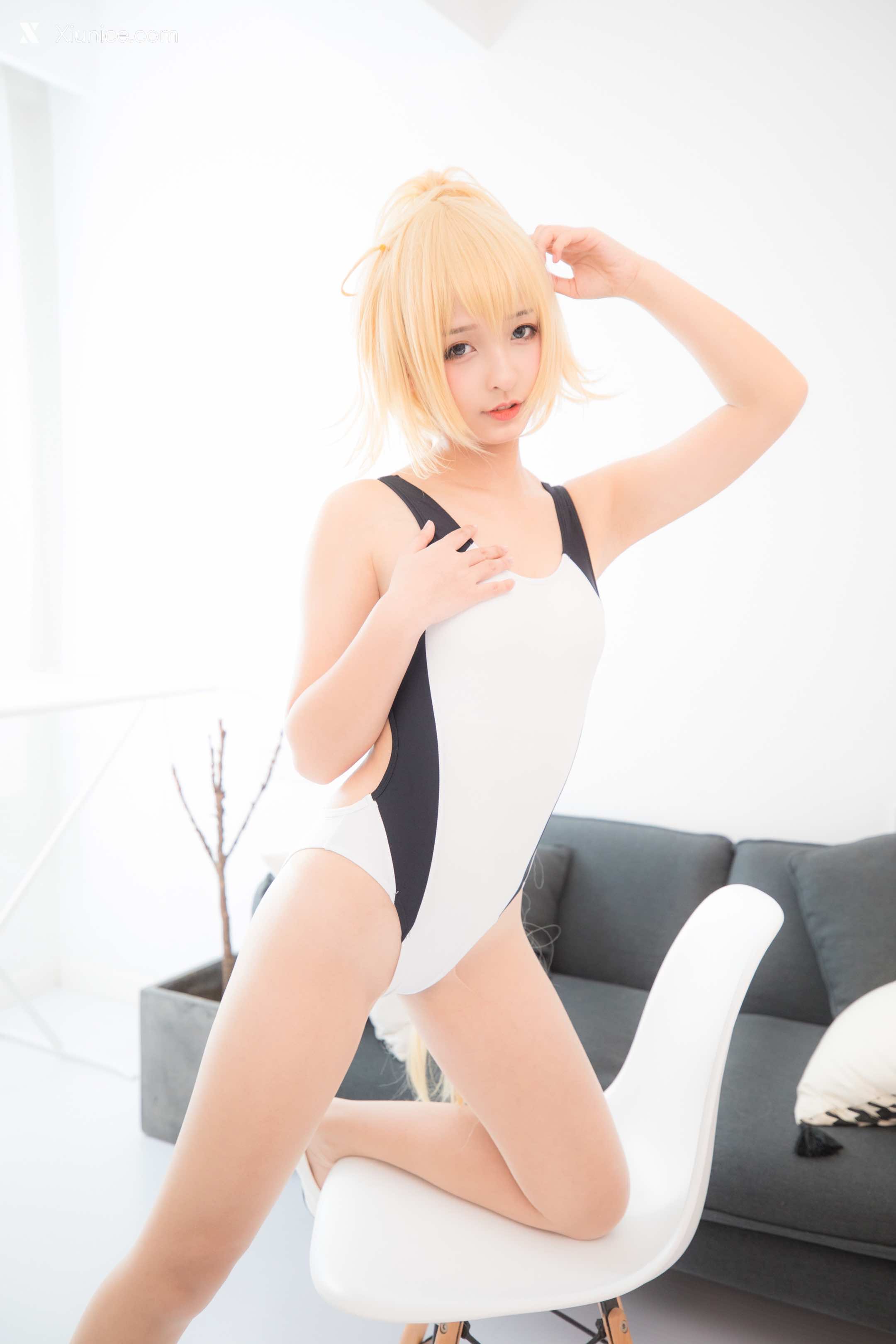 Coser@神楽坂真冬 Vol.036 电子相册-白贞德《Swimingthedrea》 第35张