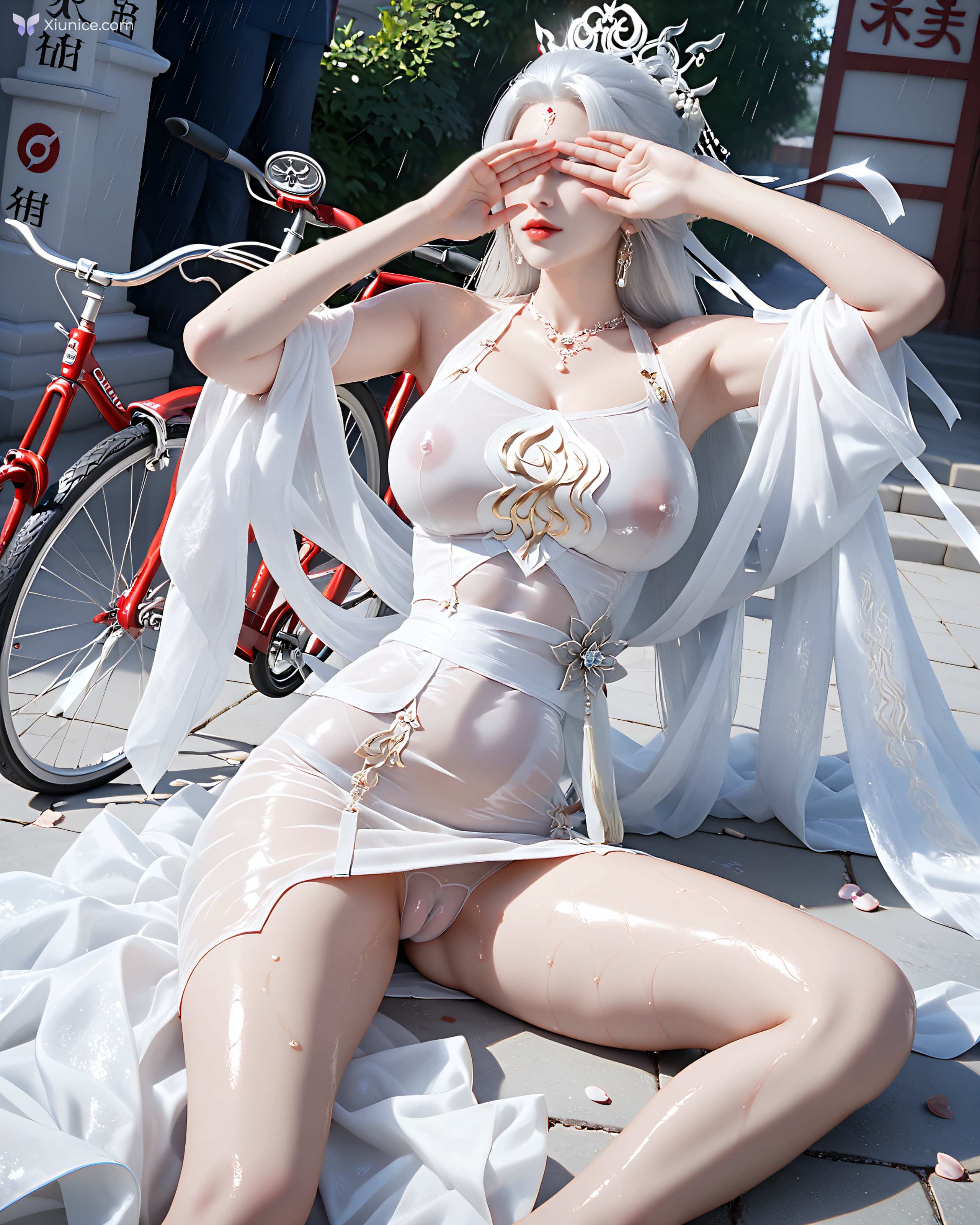 AI Girl 小白诛仙3-白衣单车痴汉 第49张