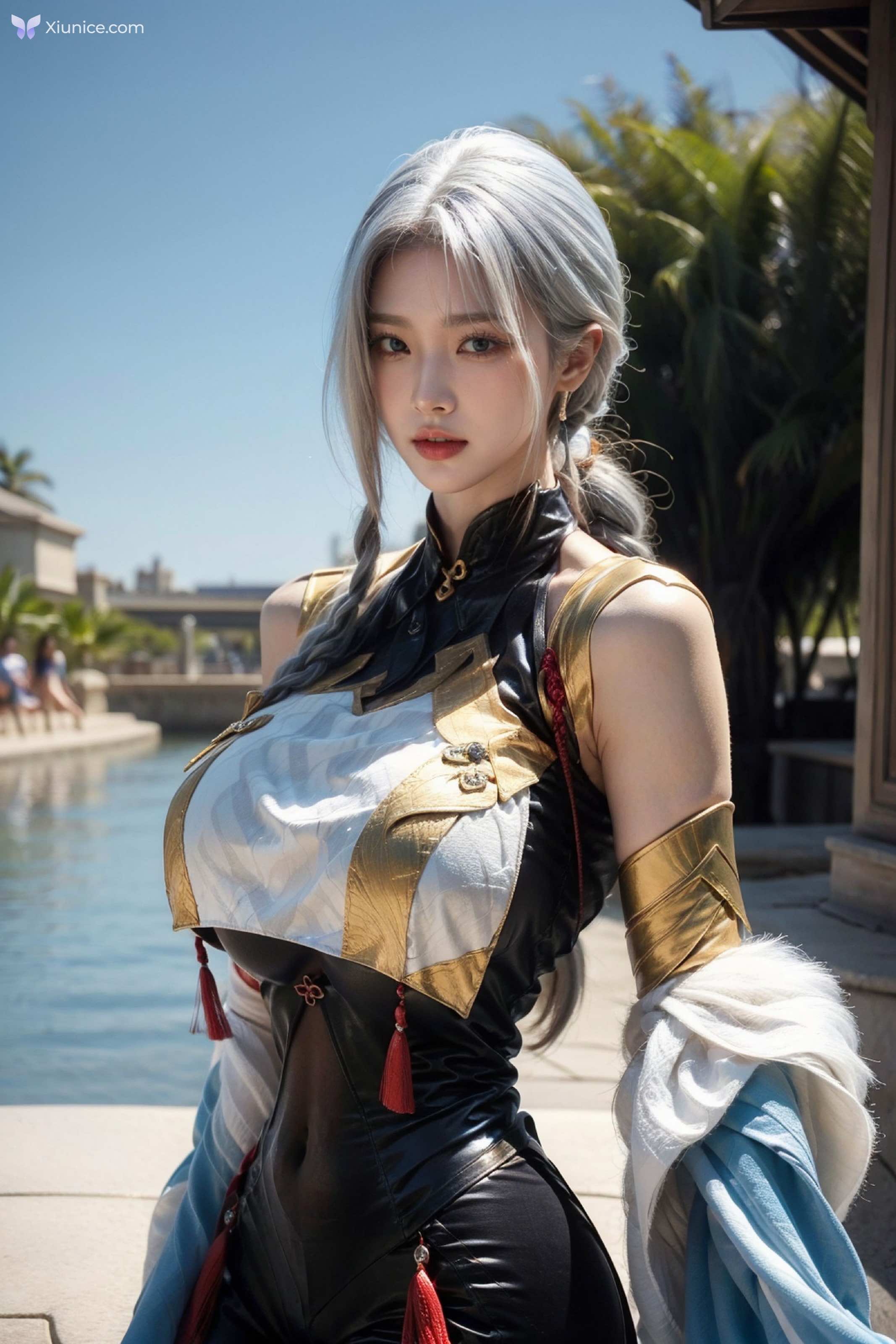 AI Girl 拟实画风-姐姐的剑灵COS 第127张