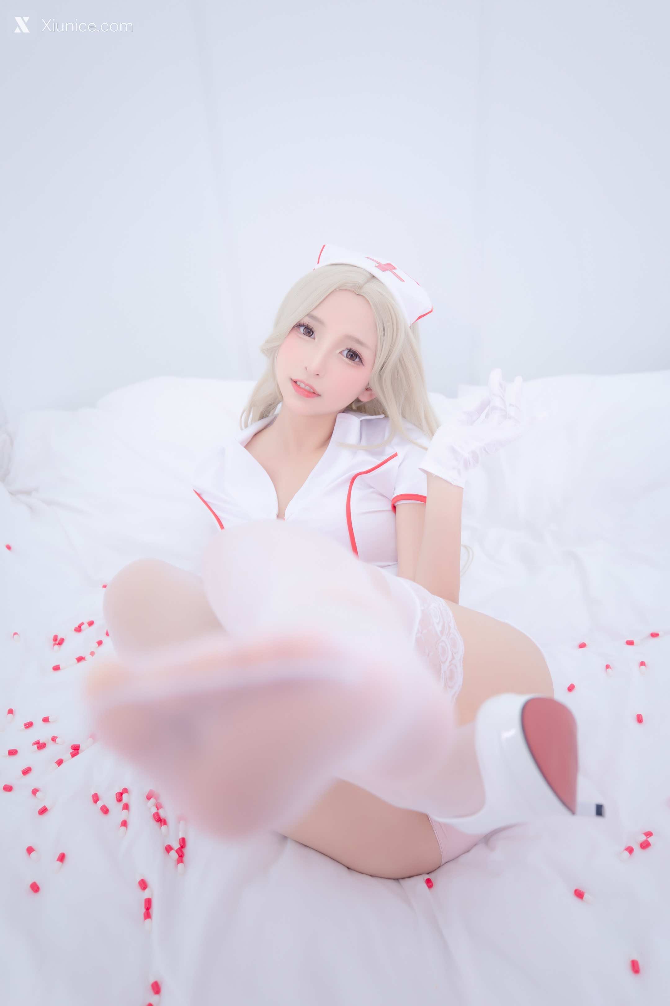 Coser@神楽坂真冬 Vol.084 绝对企画-白丝护士《心身バランス》 第112张