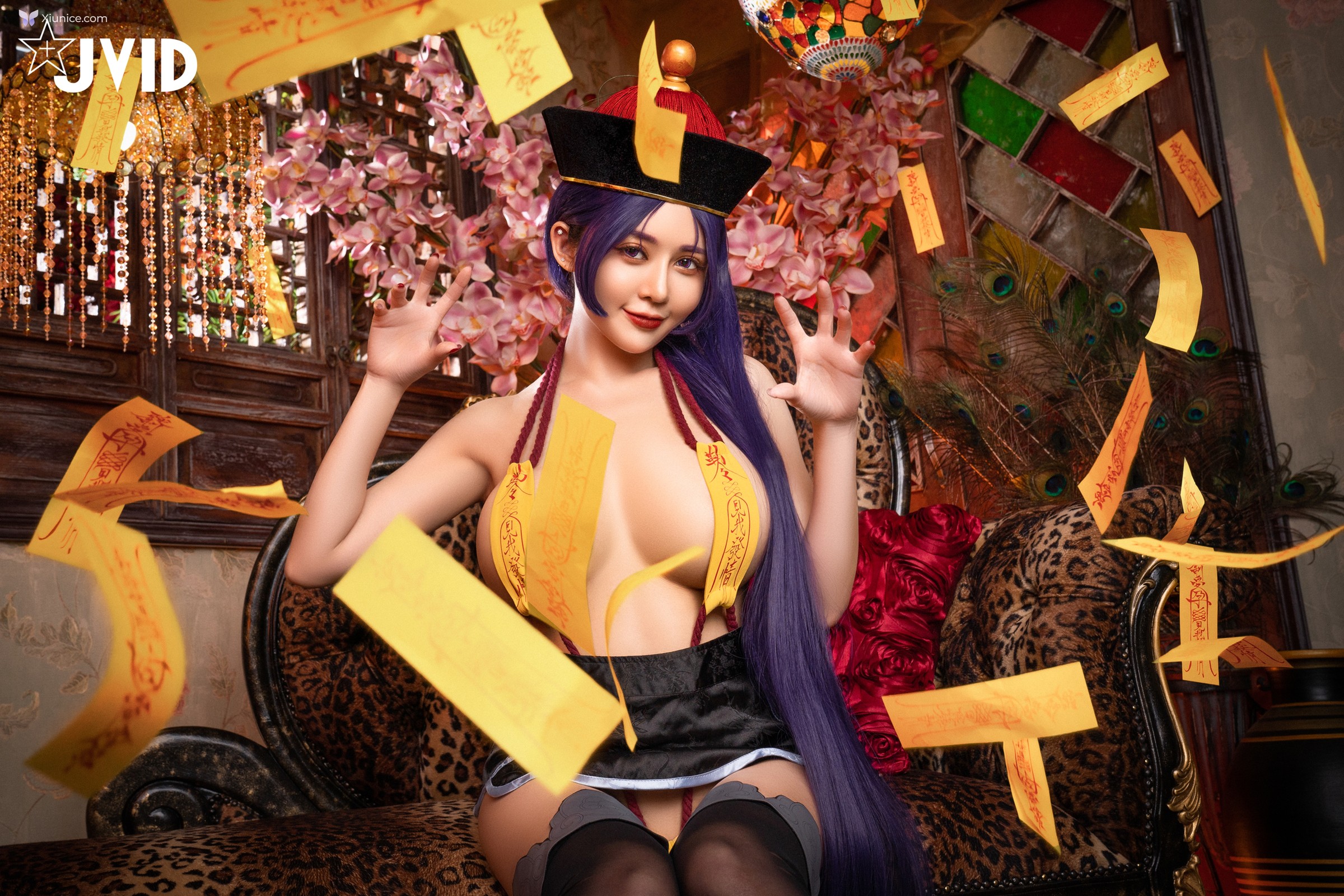 JVID 甜心幫 ღ 安希 – 菰蒲風動縱斜影殭屍奶光安希膣得液滿 第62张