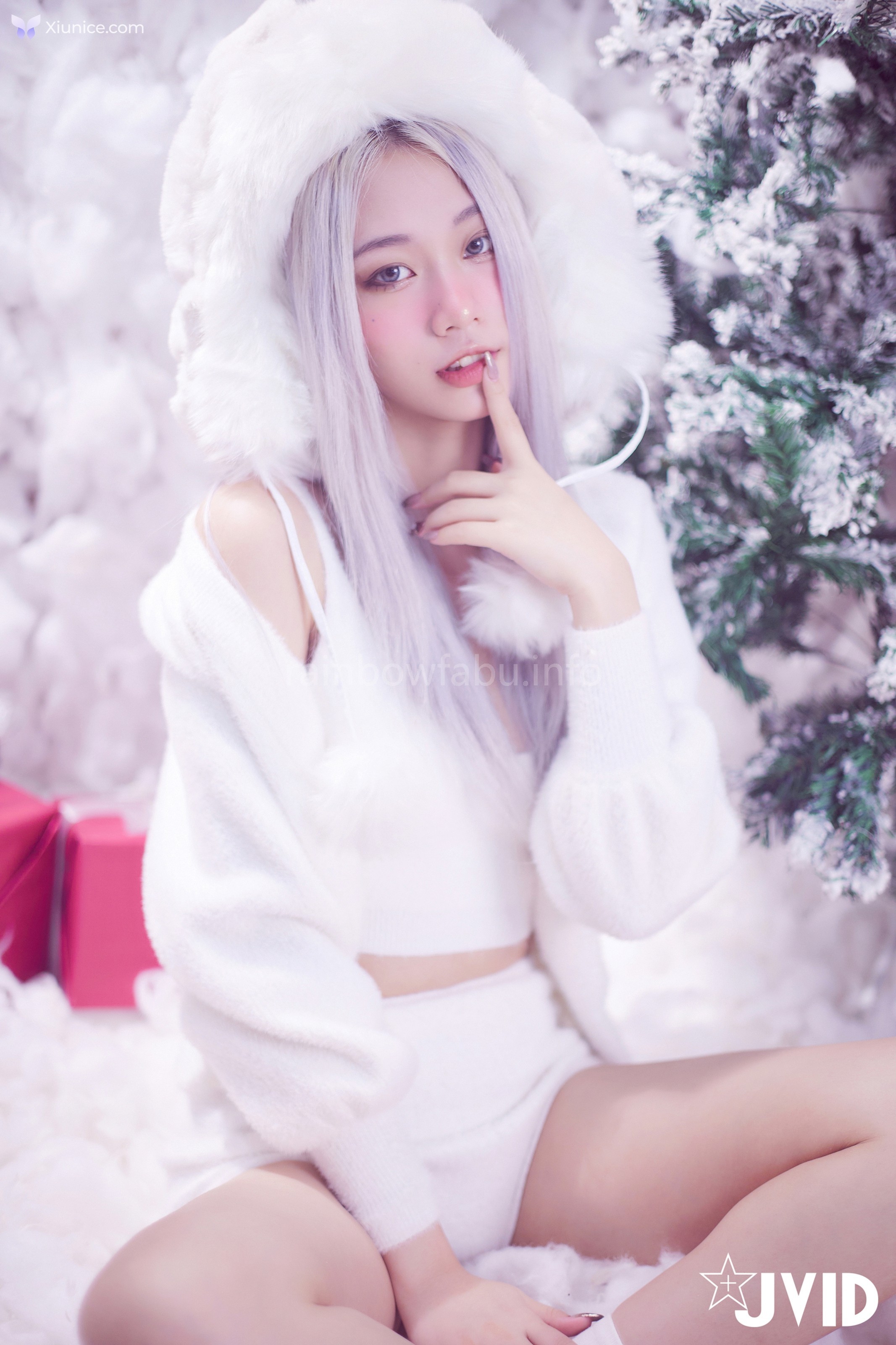 JVID Verna – 性感的愛死寂寞人雪女Verna陪你度過聖誕寒冬 第83张