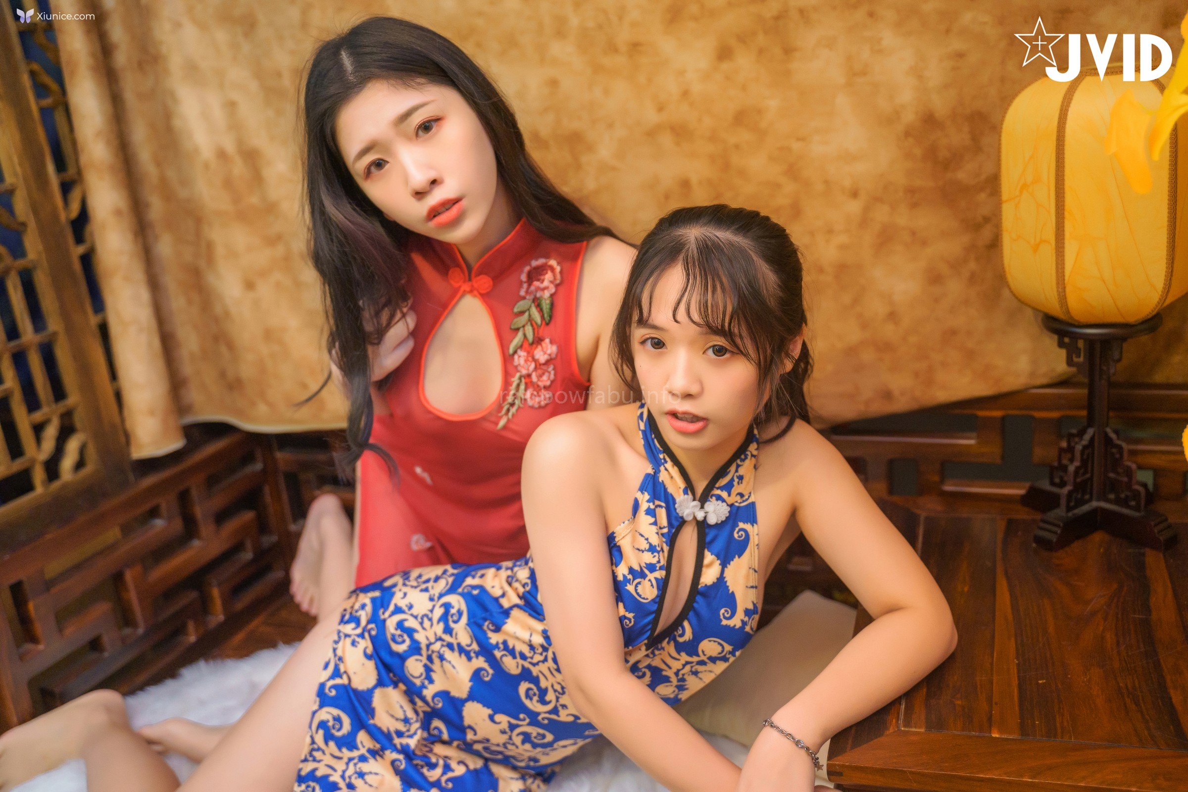 JVID 茶理 加加喵 Jamie – 賀歲特輯 鮑鮑換紅包哥哥爸爸在小穴射越多就可以領越多 第54张