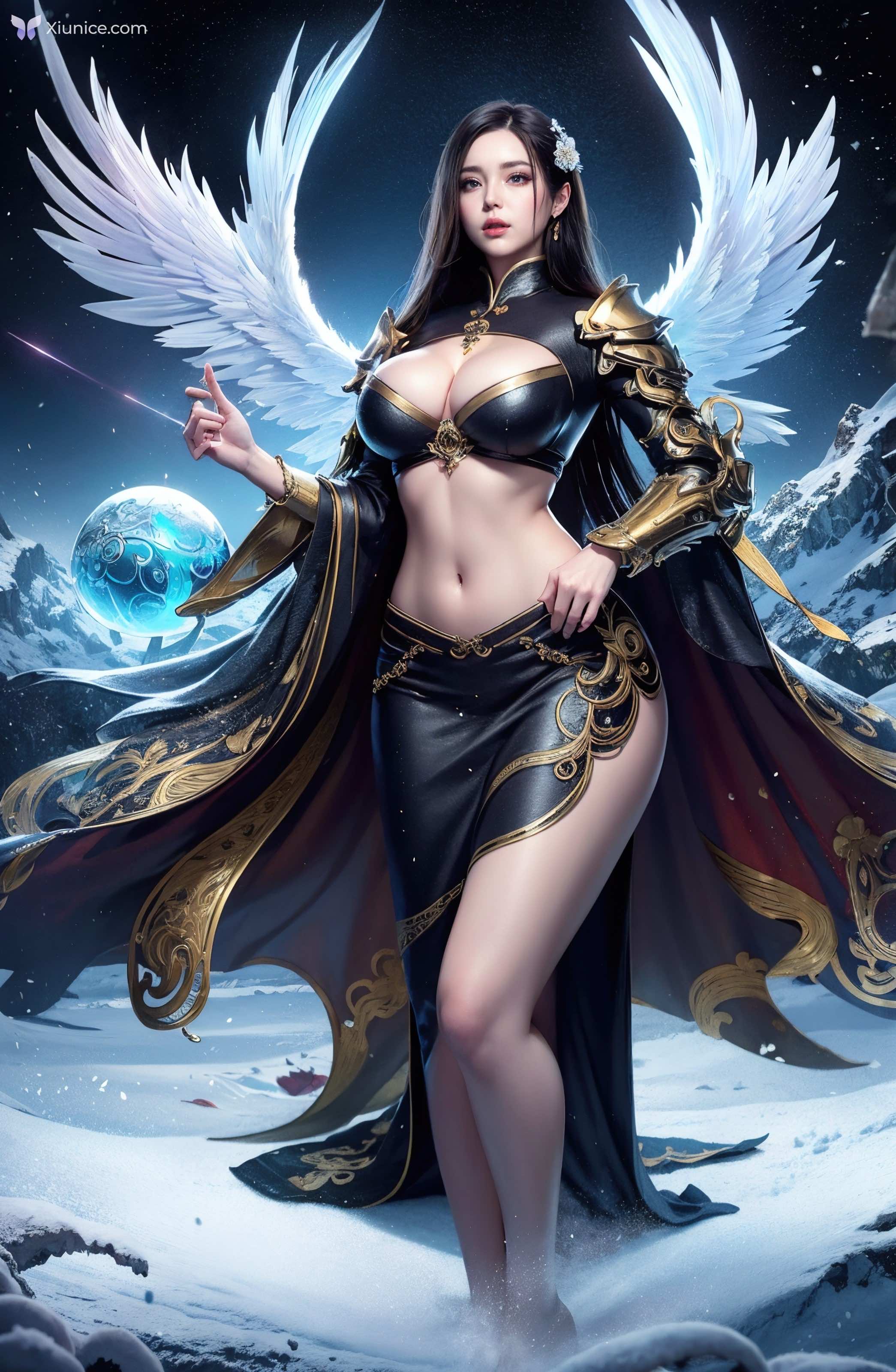 AI Girl 剑灵风格墨迹 第105张